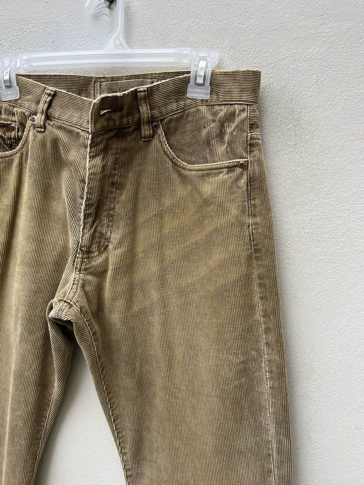 Vintage Deux Concept Labo Japan Mud Wash Cord Flare Jeans Size US 31 - 12 Thumbnail