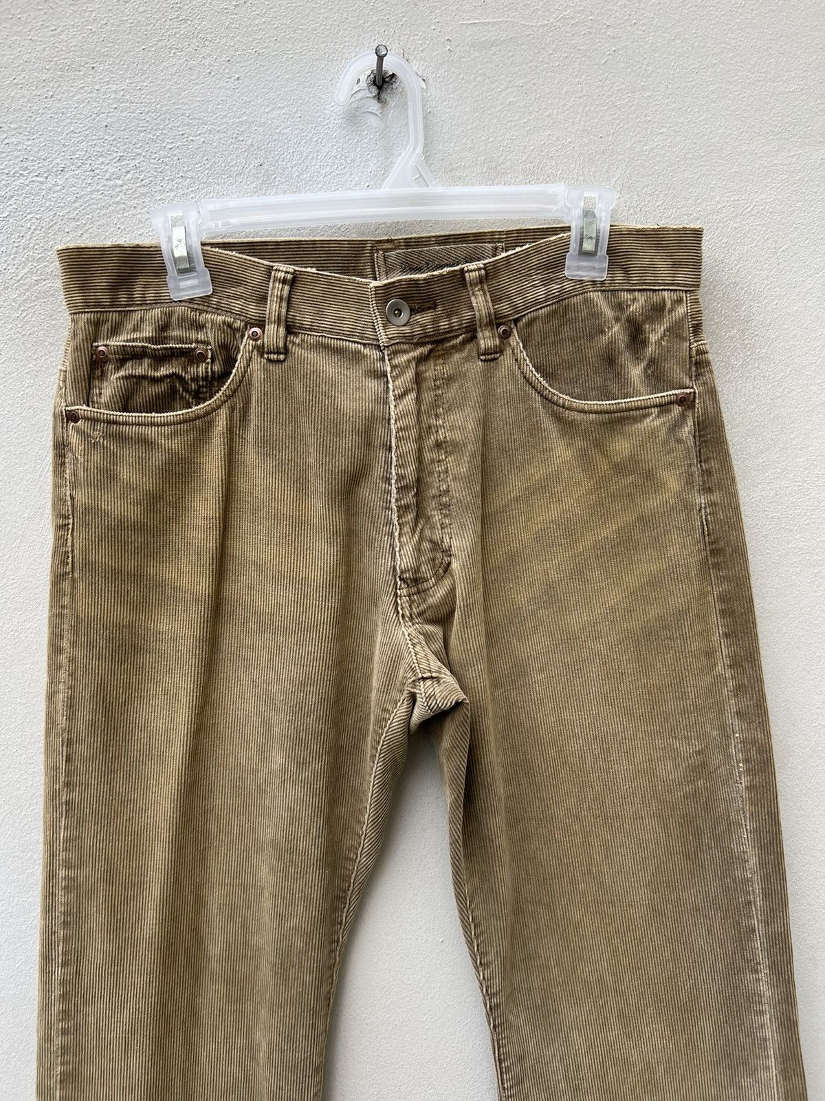 Vintage Deux Concept Labo Japan Mud Wash Cord Flare Jeans Size US 31 - 7 Thumbnail
