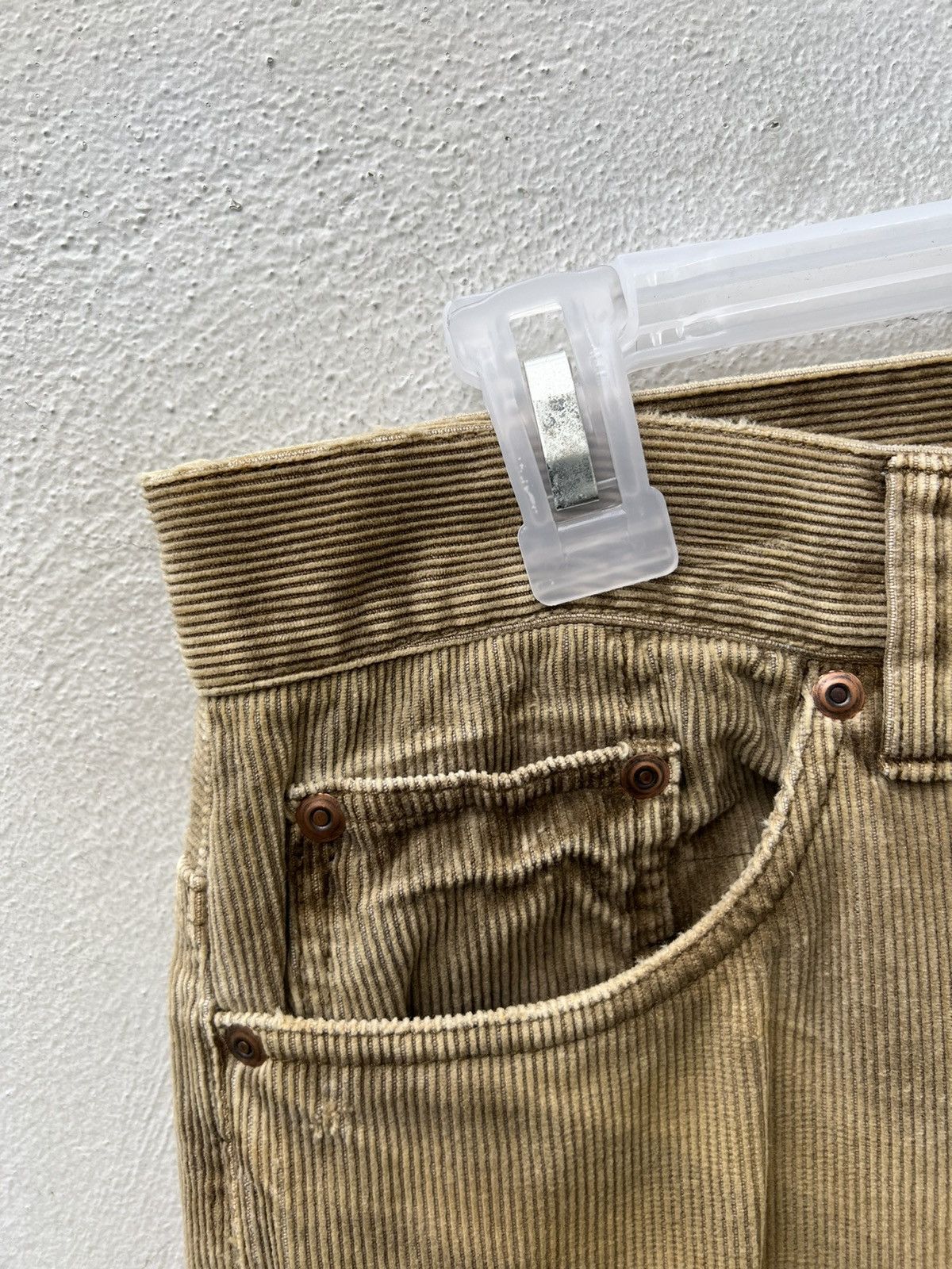 Vintage Deux Concept Labo Japan Mud Wash Cord Flare Jeans Size US 31 - 8 Thumbnail