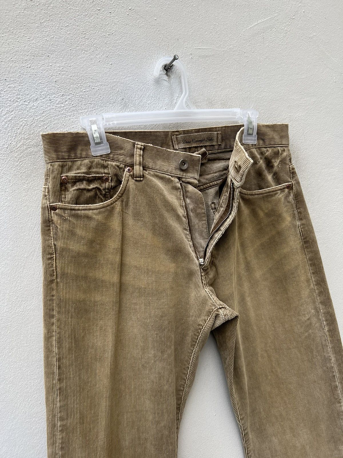 Vintage Deux Concept Labo Japan Mud Wash Cord Flare Jeans Size US 31 - 9 Thumbnail