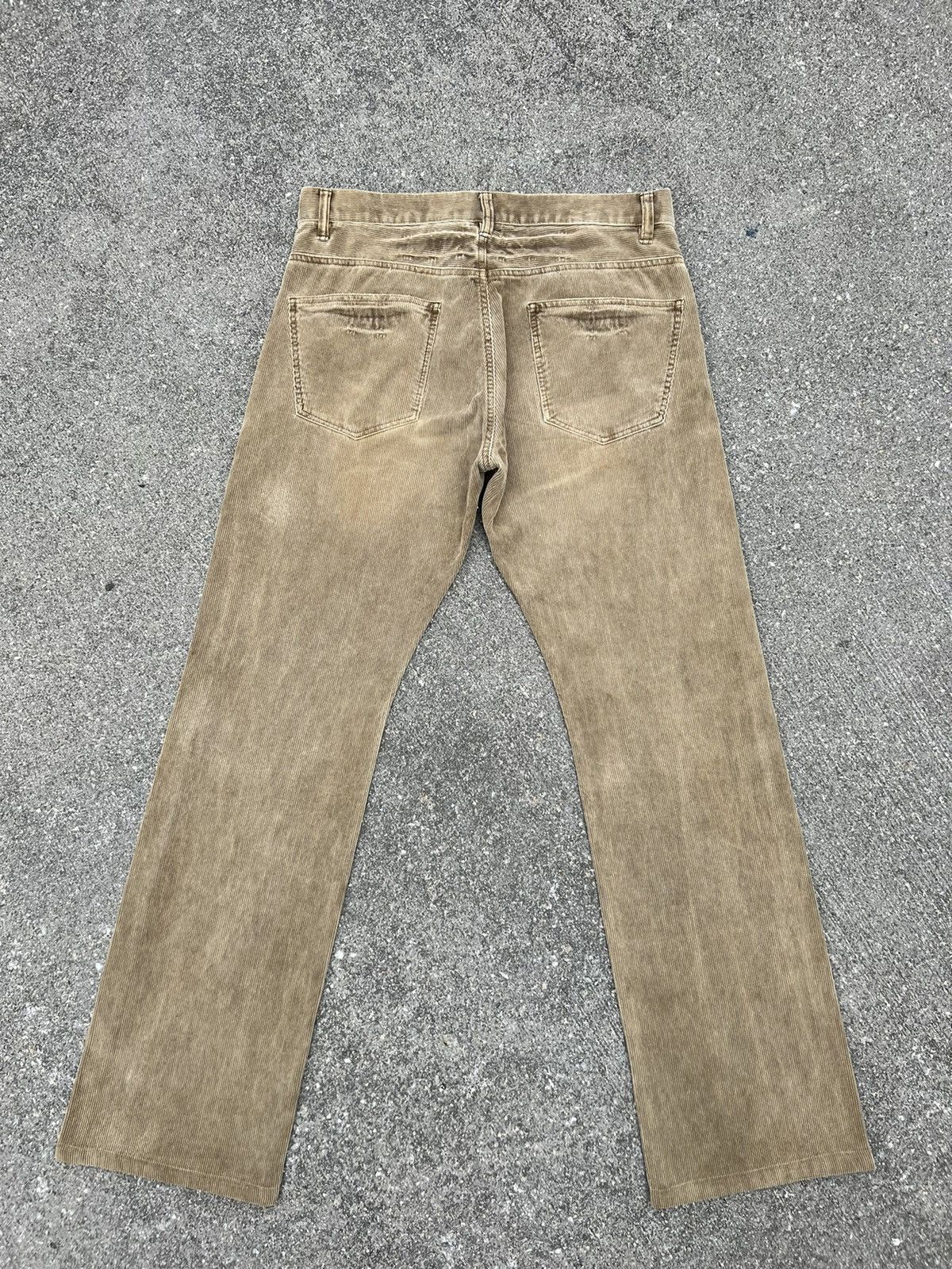 Vintage Deux Concept Labo Japan Mud Wash Cord Flare Jeans Size US 31 - 5 Thumbnail