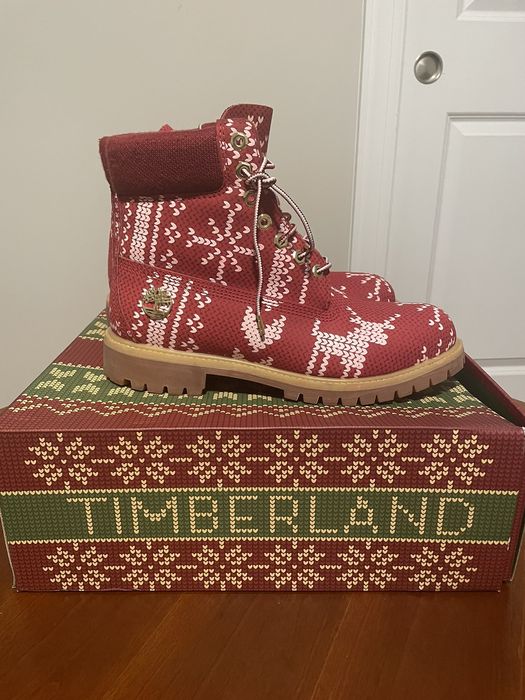 Ugly sweater timberland outlet boots