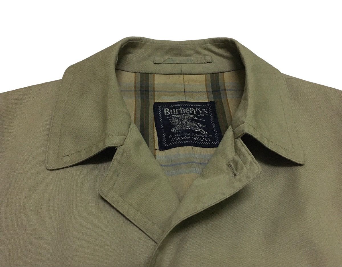 Burberry × Burberry Prorsum Rare Design Vintage Burberry's Nova Check Trench Coat 1990s Size US M / EU 48-50 / 2 - 8 Thumbnail