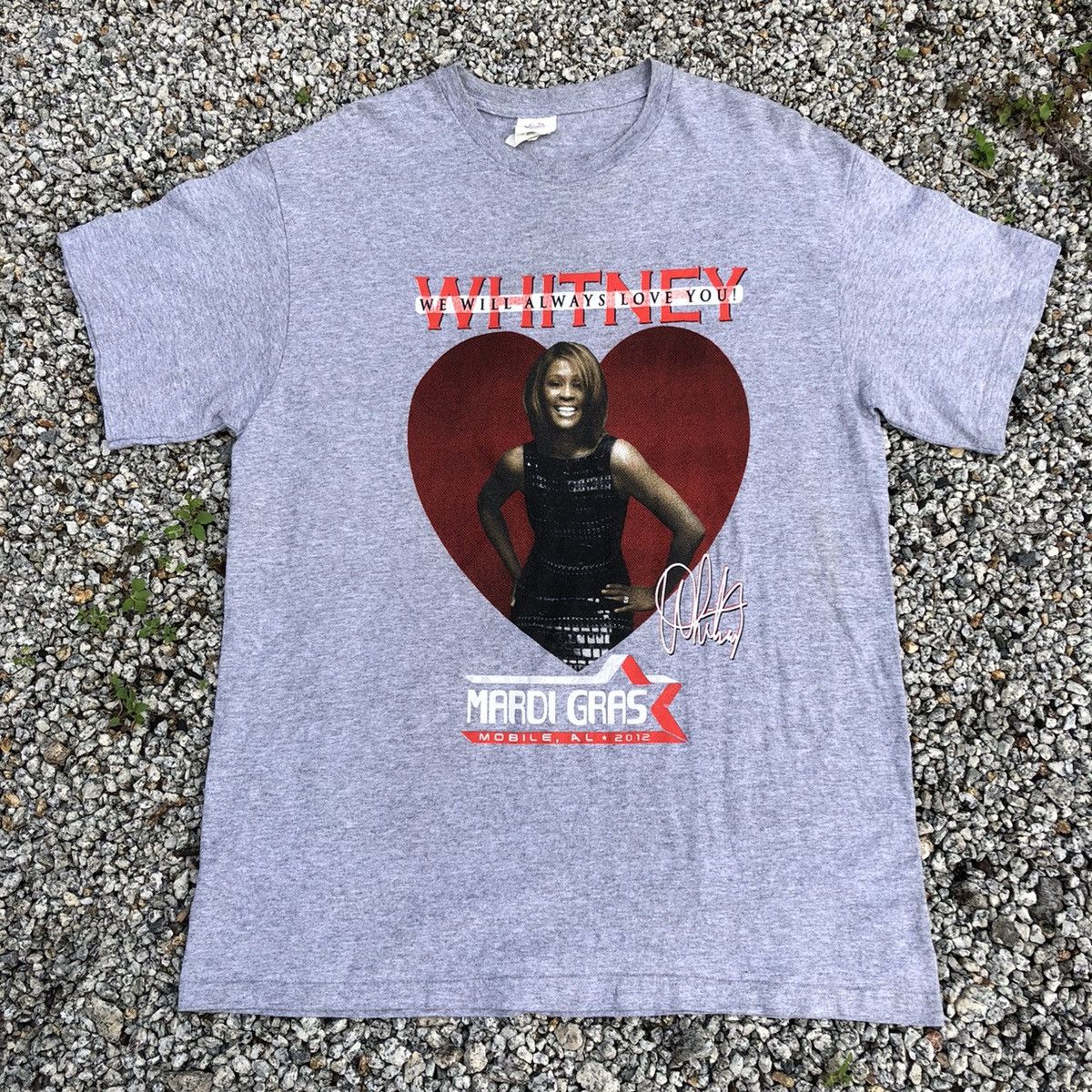 Band Tees Vintage 2012 Whitney Houston T Shirt Size US L / EU 52-54 / 3 - 2 Thumbnail