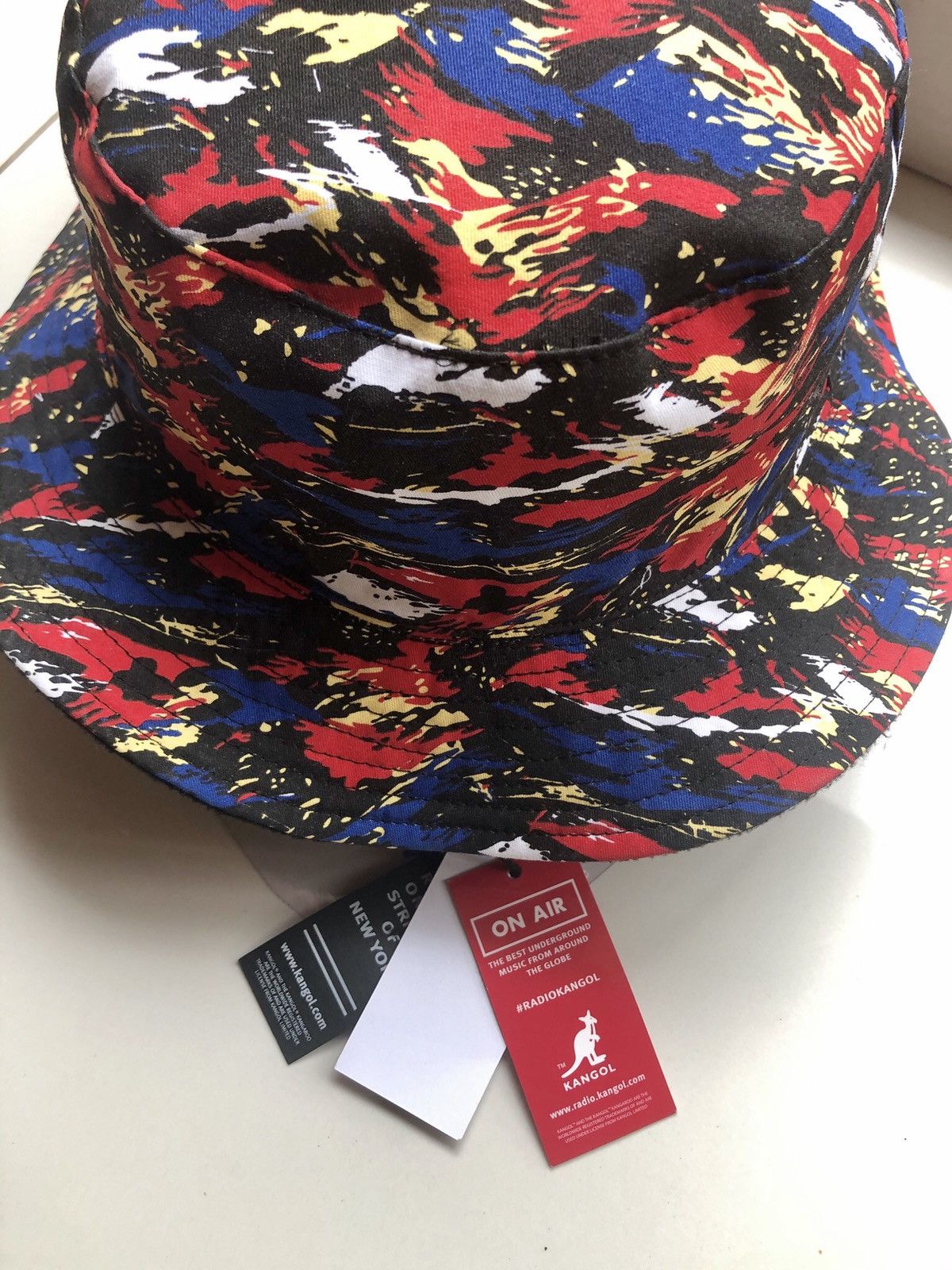Kangol Digi Reversible Bucket Hat (20%Wool) LARGE + STICKER Size ONE SIZE - 2 Thumbnail