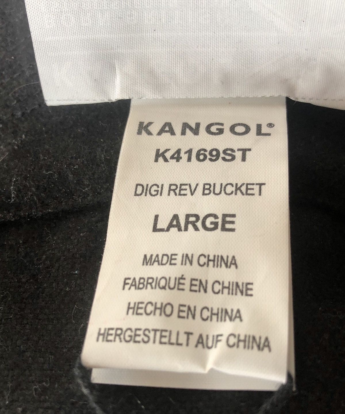 Kangol Digi Reversible Bucket Hat (20%Wool) LARGE + STICKER Size ONE SIZE - 5 Thumbnail