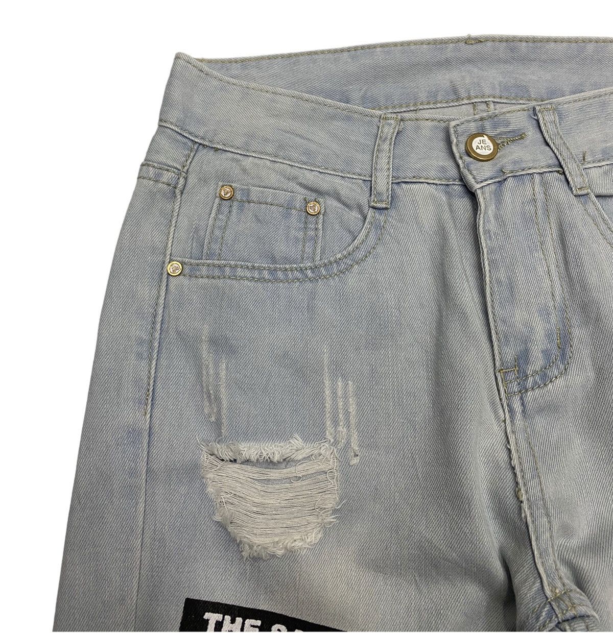 Fubu FUBU JEANS PATCHWORK DISTRESSED DENIM PANTS Size US 28 / EU 44 - 5 Thumbnail