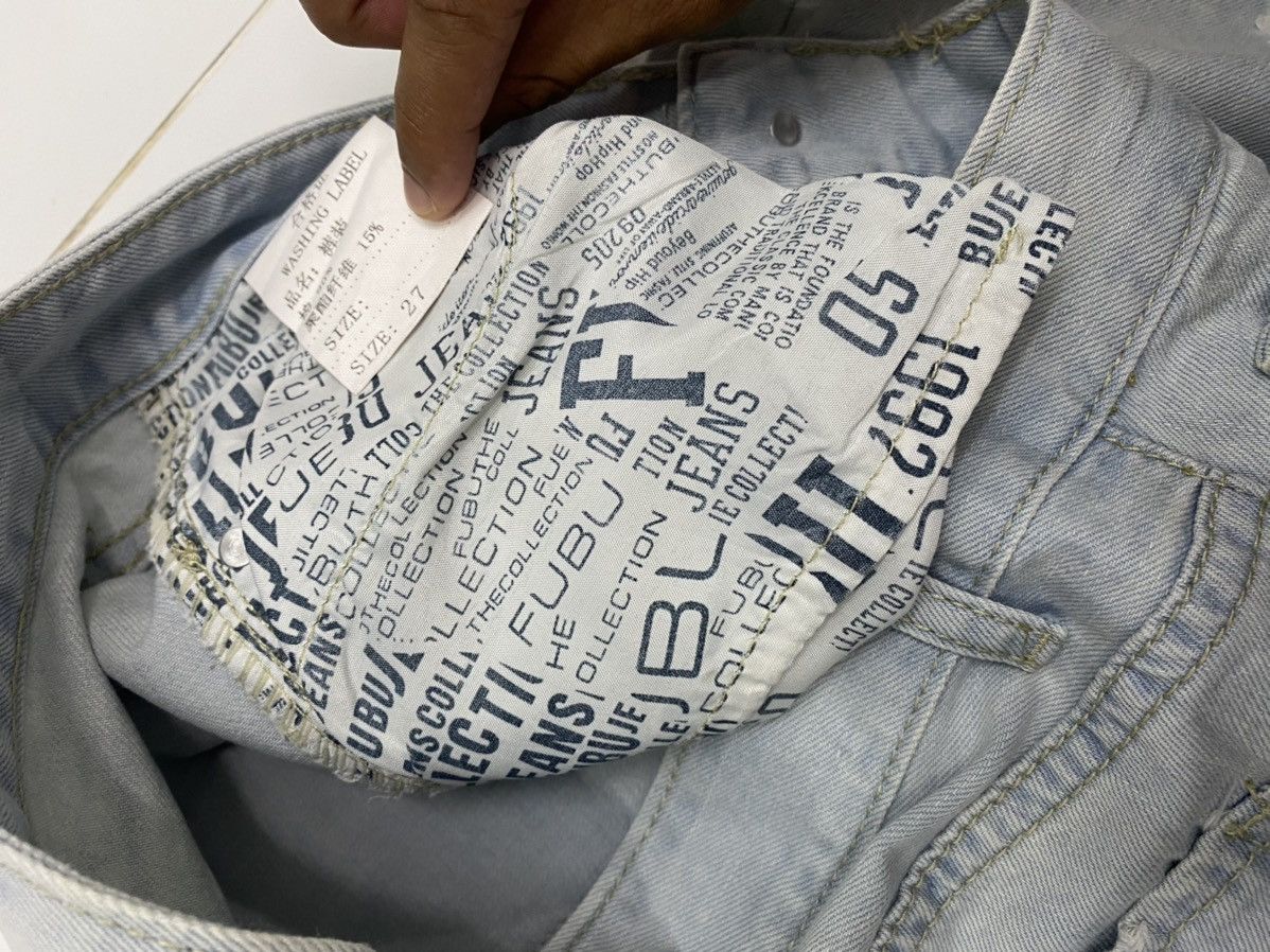 Fubu FUBU JEANS PATCHWORK DISTRESSED DENIM PANTS Size US 28 / EU 44 - 9 Thumbnail