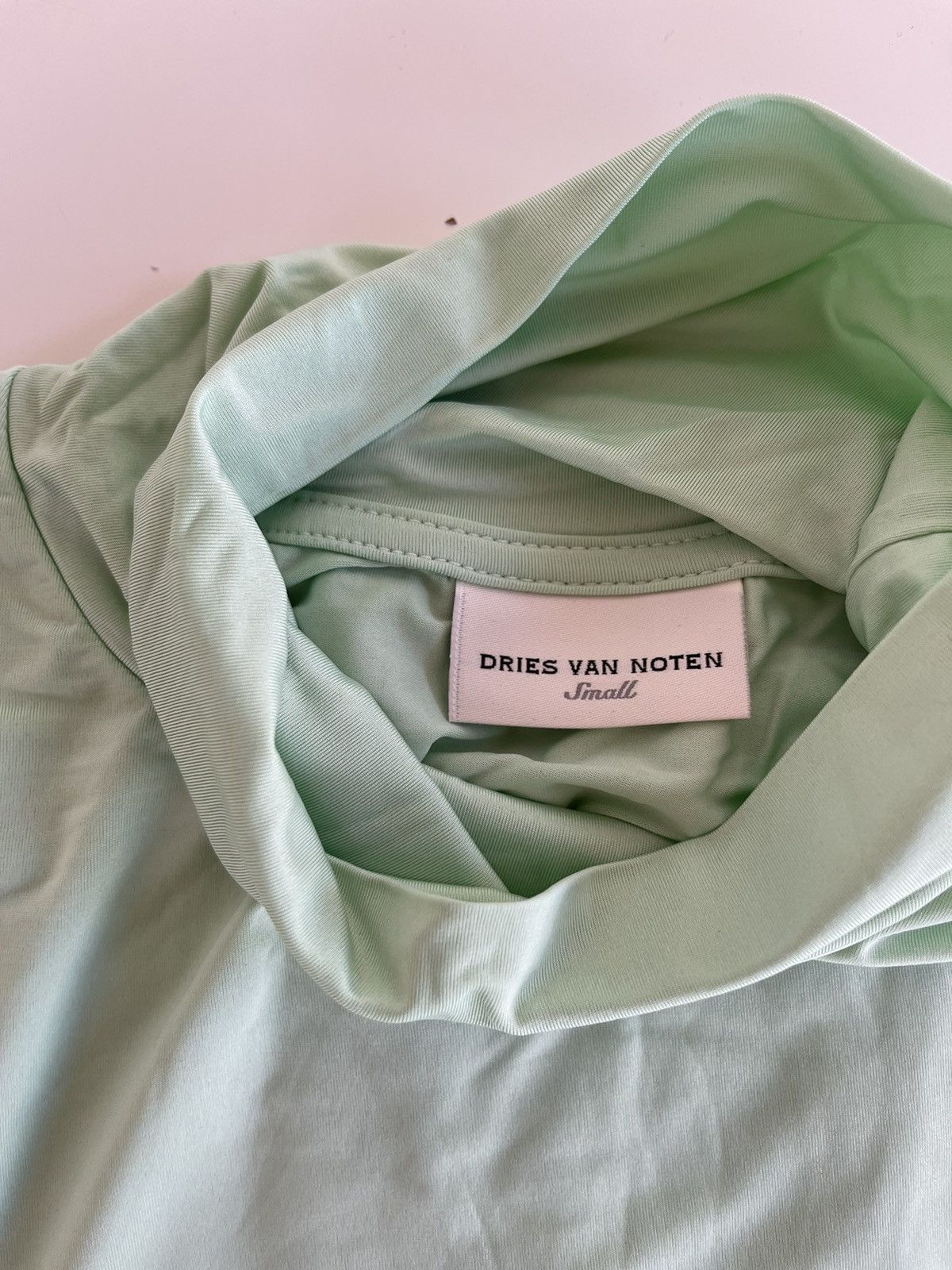 Dries Van Noten Dries Van Noten Stretch Turtleneck T-Shirt Size US S / EU 44-46 / 1 - 3 Thumbnail