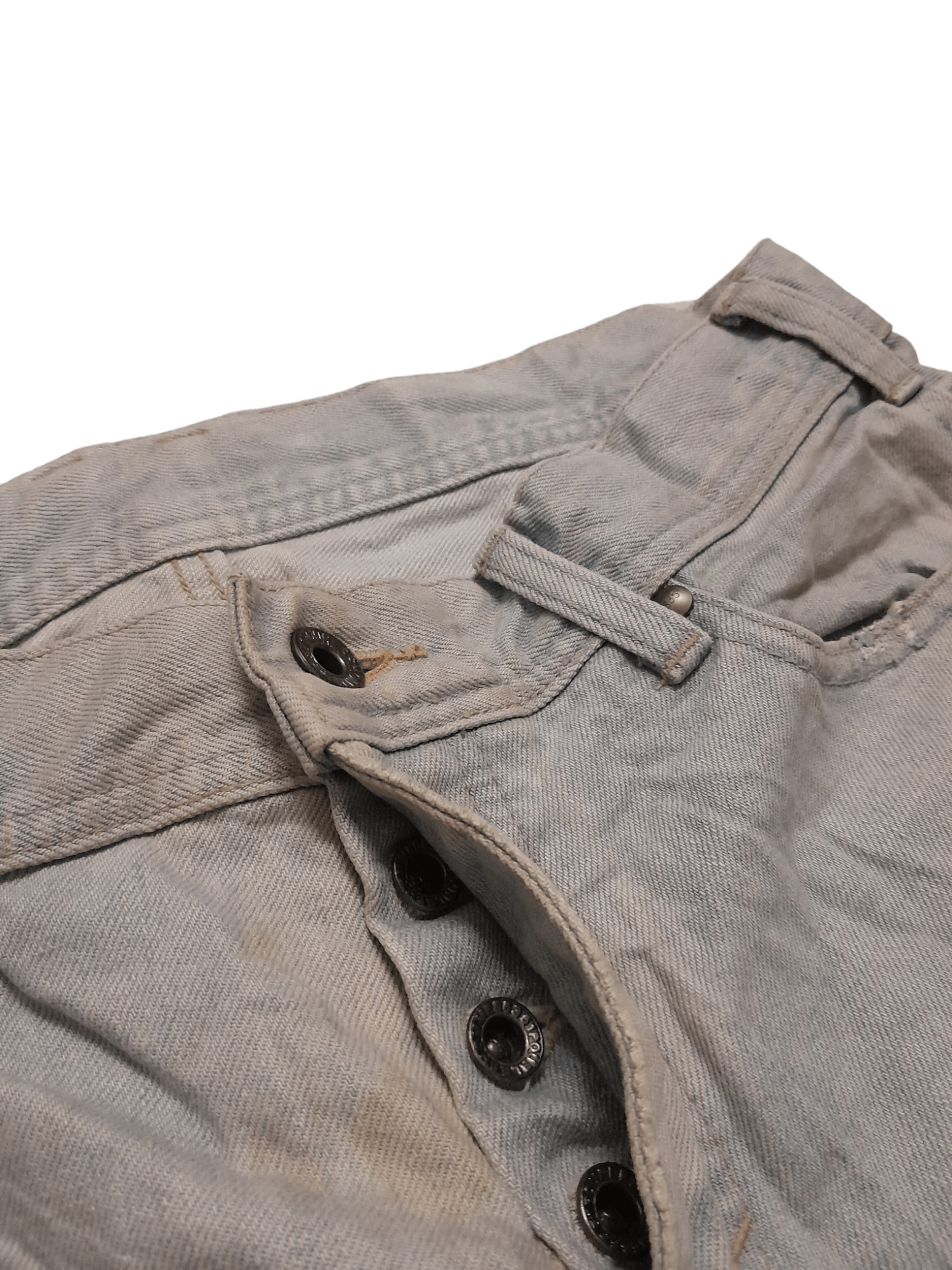 5351 POUR LES HOMMES 5351 Pour Les Hommes Distressed Denim Japan (E485) Size US 31 - 7 Thumbnail