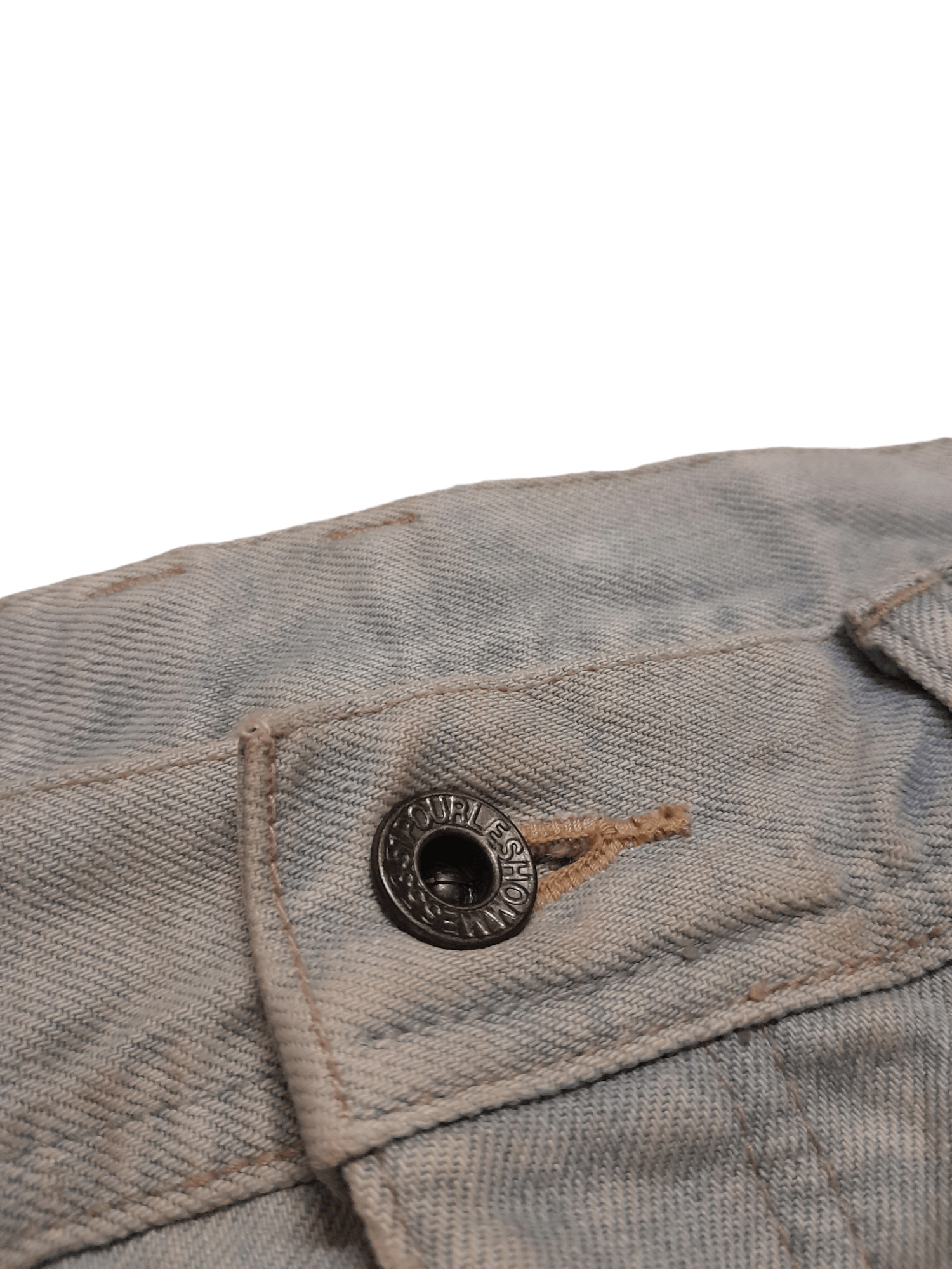 5351 POUR LES HOMMES 5351 Pour Les Hommes Distressed Denim Japan (E485) Size US 31 - 8 Thumbnail
