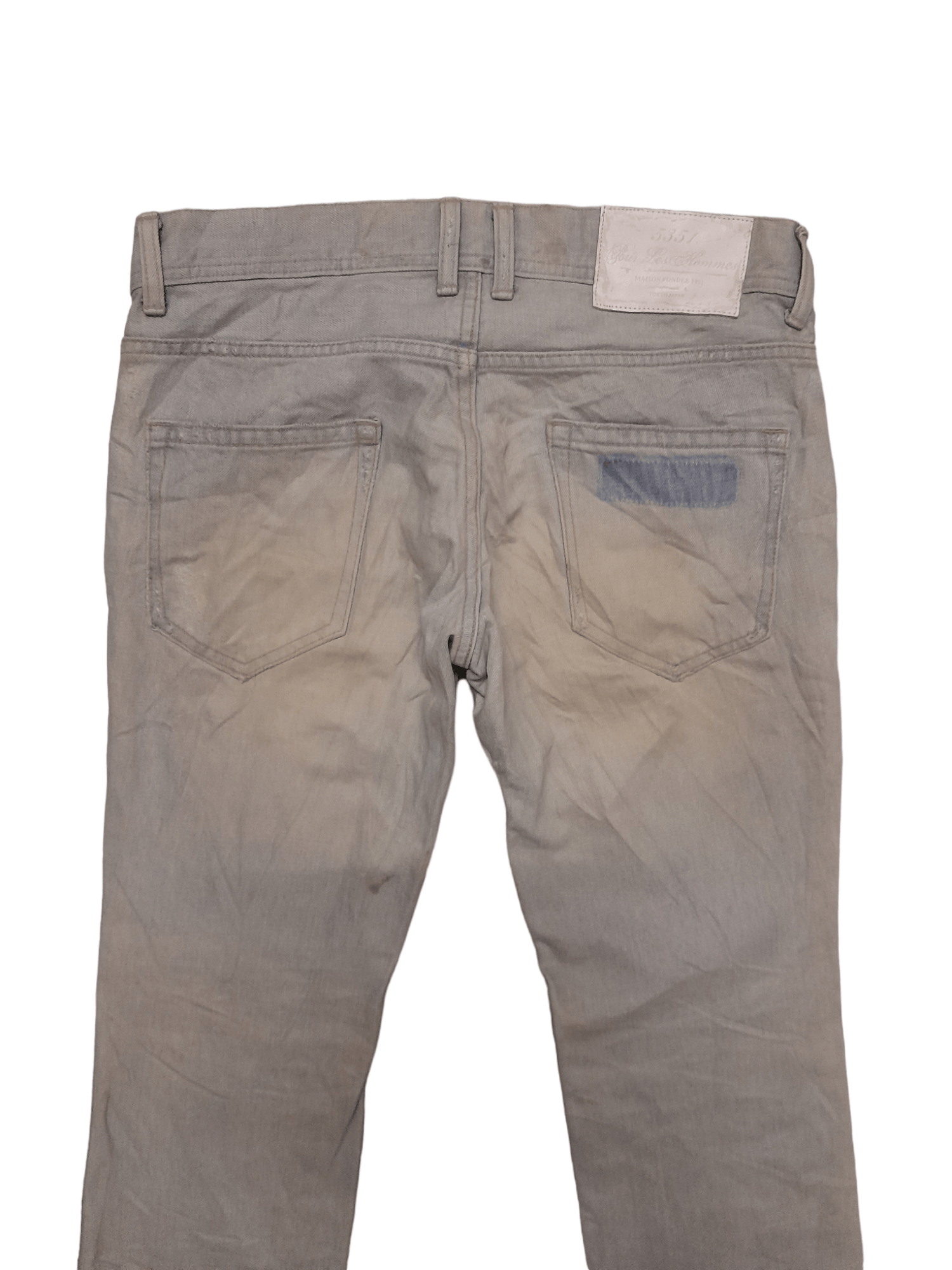 5351 POUR LES HOMMES 5351 Pour Les Hommes Distressed Denim Japan (E485) Size US 31 - 2 Thumbnail