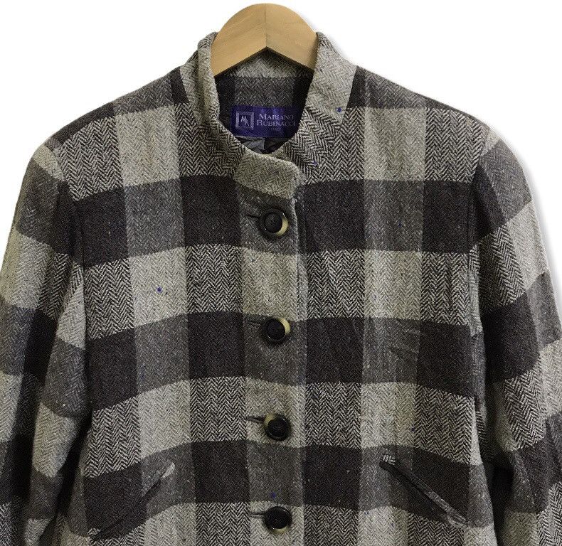 Designer Mariano rubinaacci italy wool jacket bottom up Size US M / EU 48-50 / 2 - 2 Thumbnail