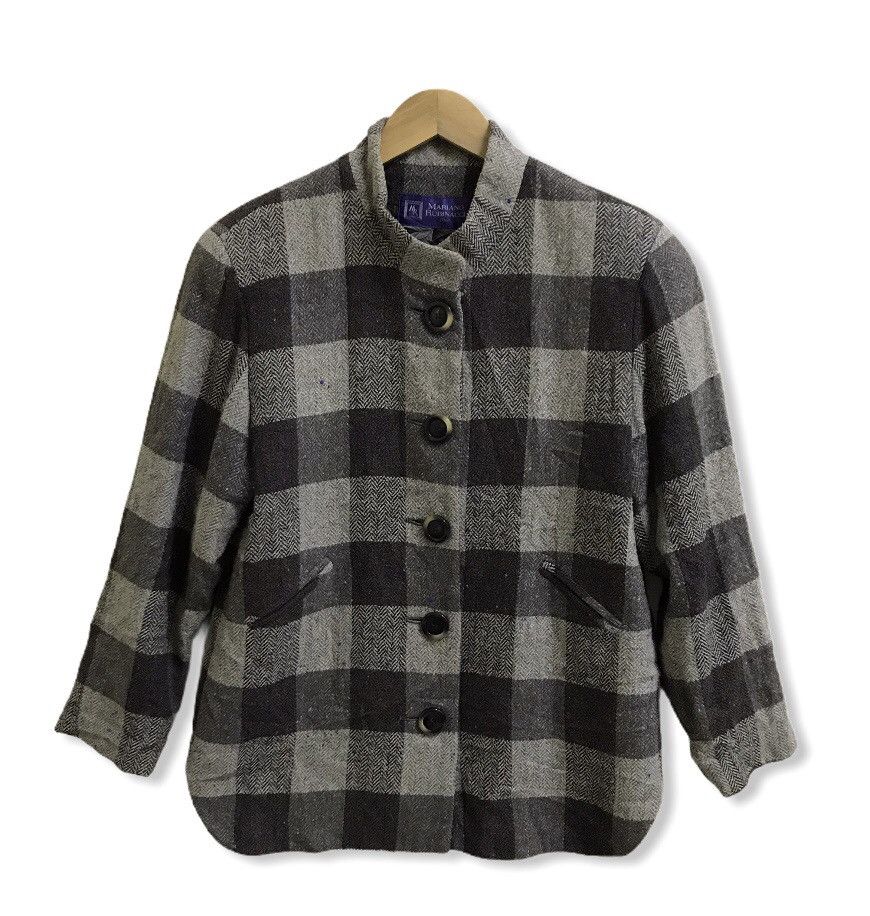 Designer Mariano rubinaacci italy wool jacket bottom up Size US M / EU 48-50 / 2 - 1 Thumbnail