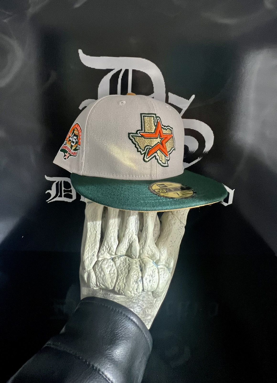 NEW ERA HOUSTON ASTROS PROCIETY EXCLUSIVE FITTED HAT orders OFFWHITE/BROWN GREEN UV 7¼