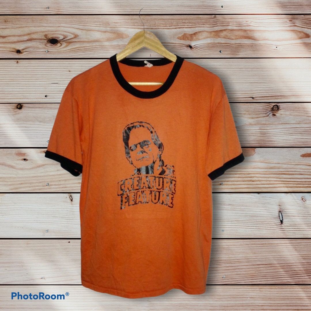 Expert Horror 🔥SINGLE STITCH🔥Vintage Frankenstein creature feature horror Size US L / EU 52-54 / 3 - 1 Thumbnail