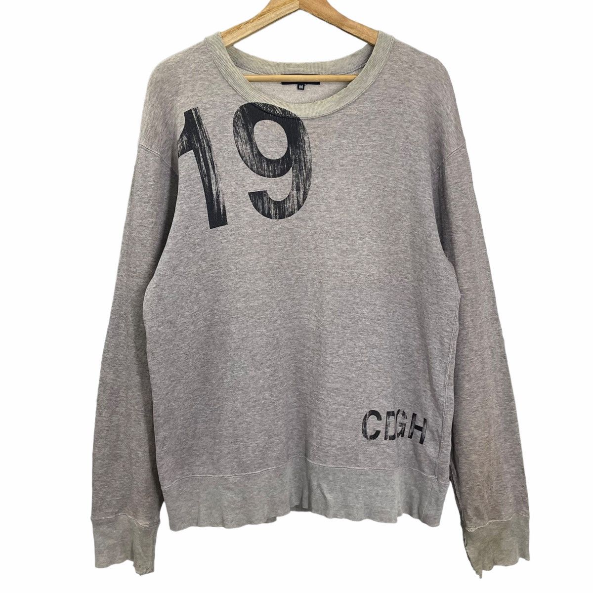 CDG by Comme des Garcons × Comme des Garcons × Rei Kawakubo 💥 SS2006 Comme Des Garcons Homme Trashed Sweater Size US M / EU 48-50 / 2 - 1 Thumbnail