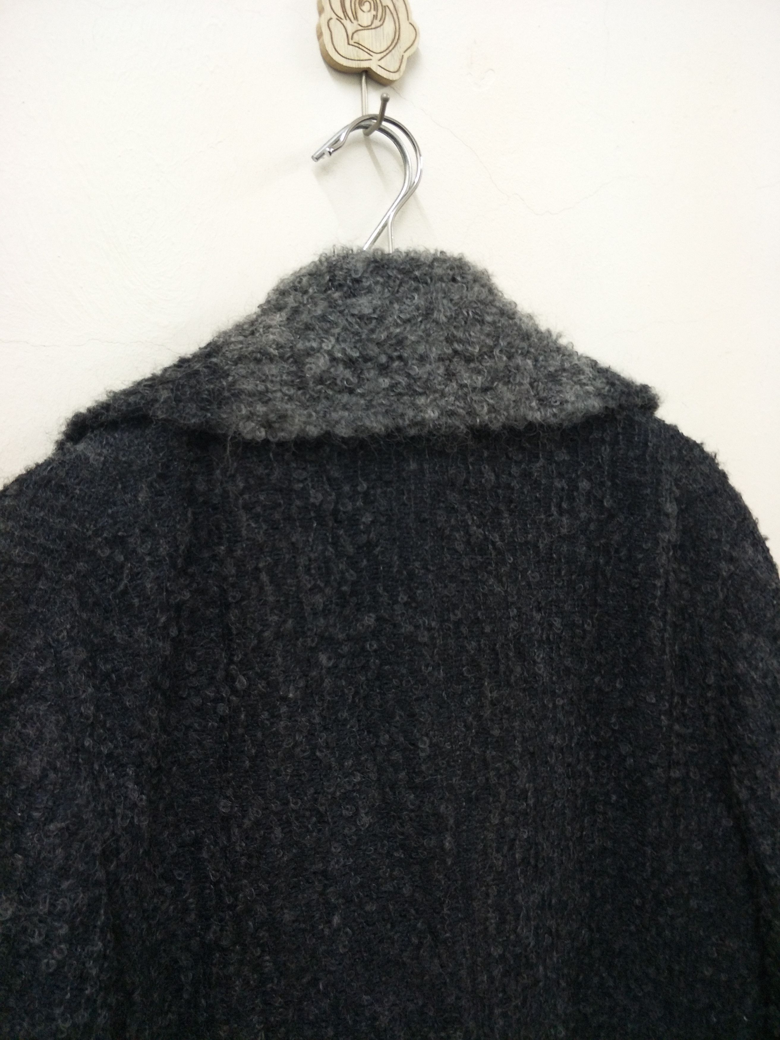 Issey Miyake Issey Miyake Mohair Hairy Double Breasted Coat Vintage Size US M / EU 48-50 / 2 - 11 Thumbnail