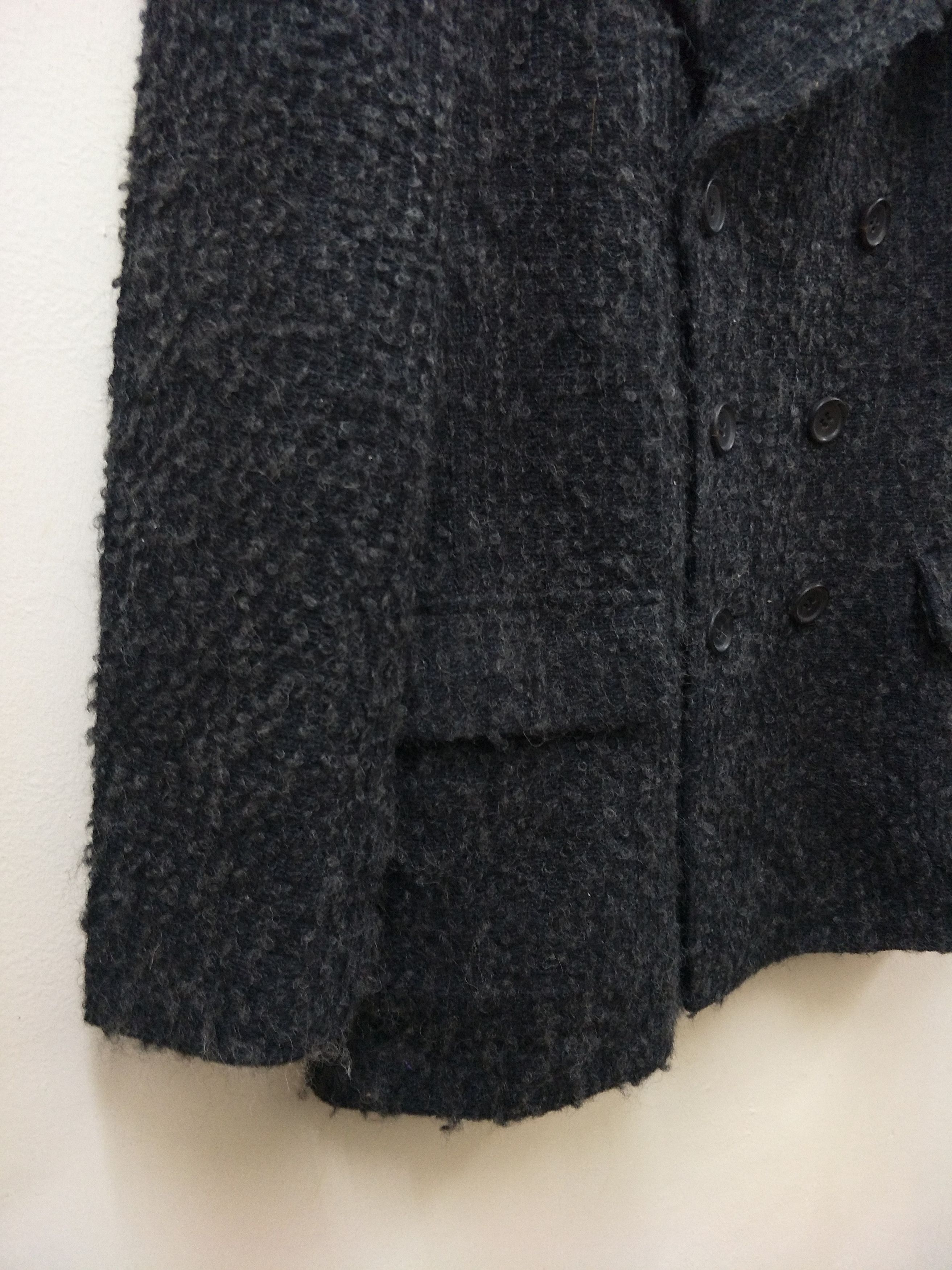 Issey Miyake Issey Miyake Mohair Hairy Double Breasted Coat Vintage Size US M / EU 48-50 / 2 - 5 Thumbnail