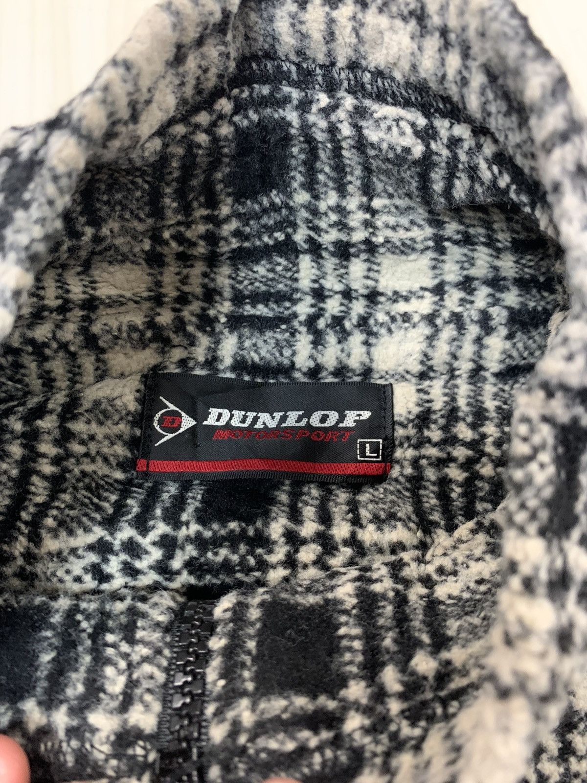 Dunlop plaid vest full zipper nice design