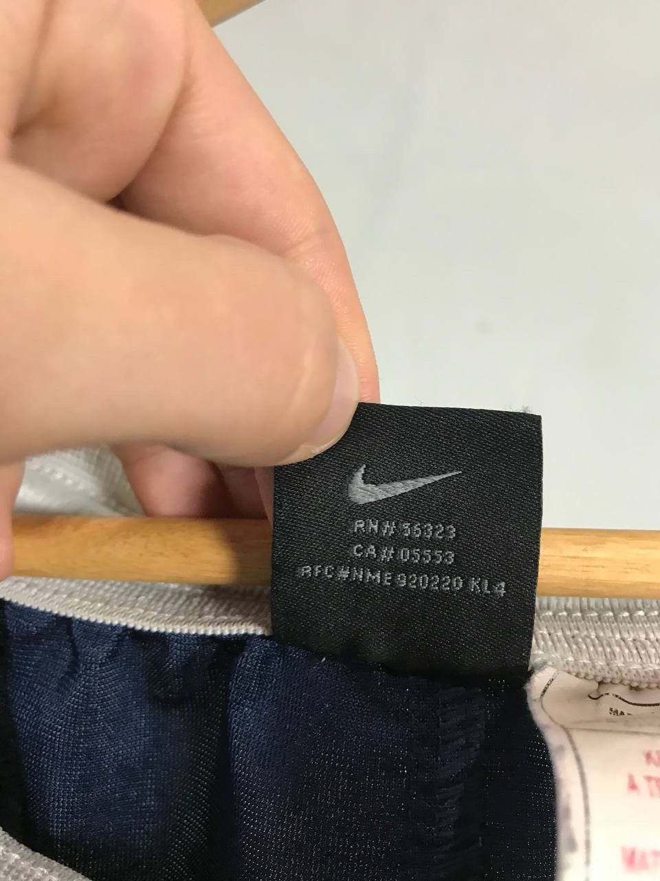 Nike × Vintage Nike swoosh streetwear vintage navy blue shorts Size US 32 / EU 48 - 6 Thumbnail