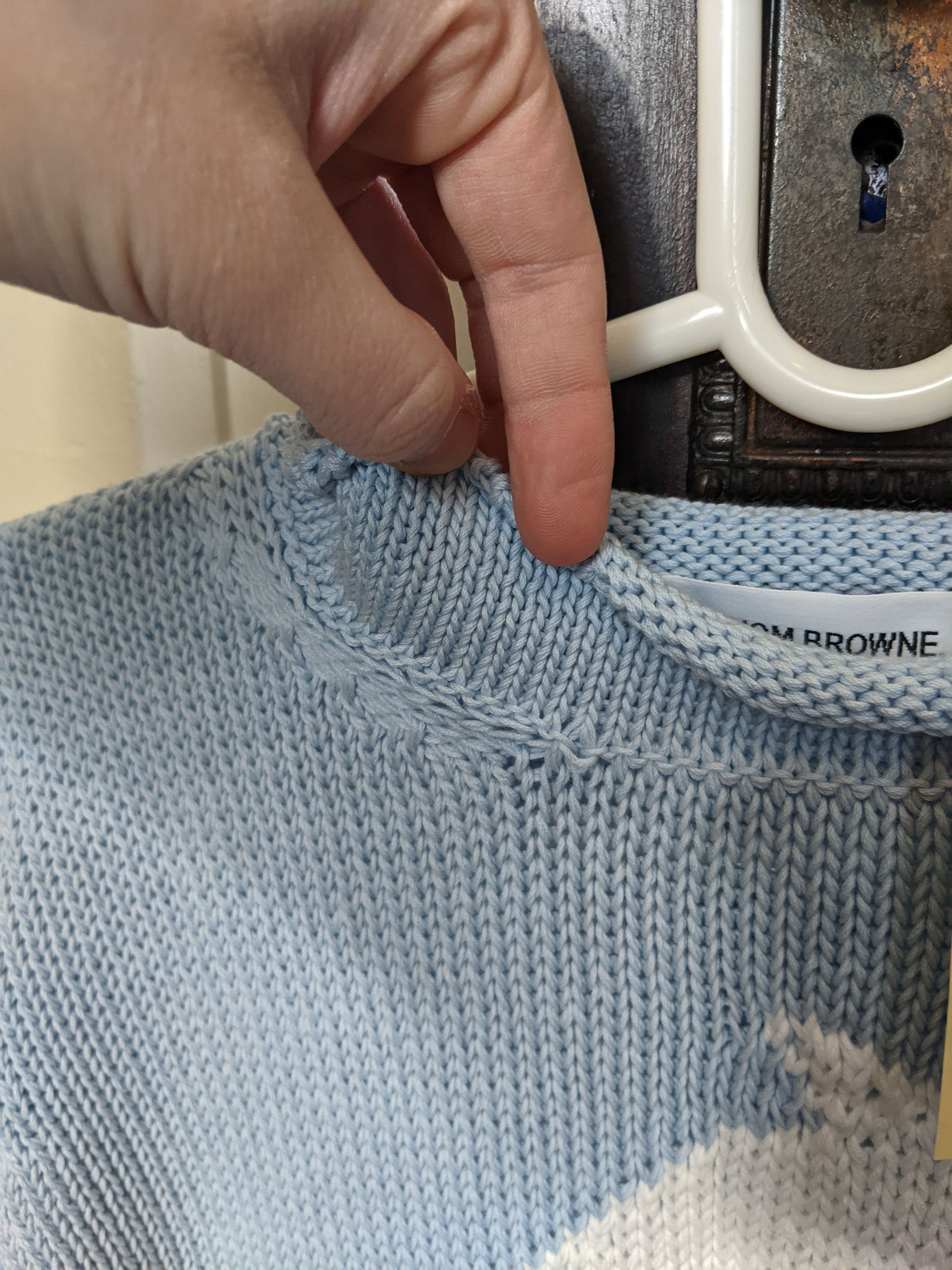 Thom Browne ICONIC dolphin intarsia knit Irish sweater NWT Size US S / EU 44-46 / 1 - 9 Thumbnail