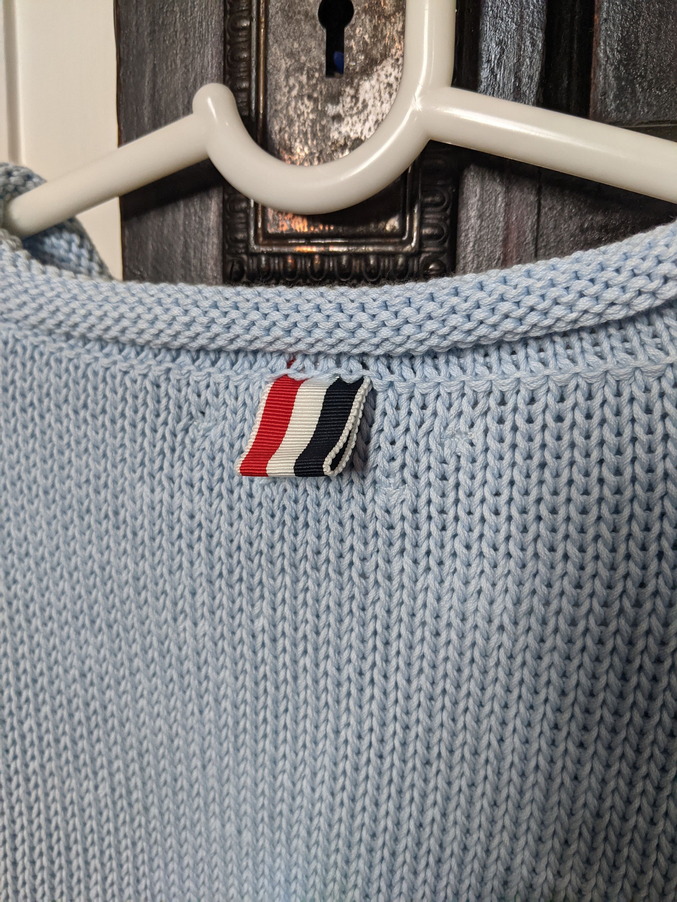 Thom Browne ICONIC dolphin intarsia knit Irish sweater NWT Size US S / EU 44-46 / 1 - 2 Thumbnail