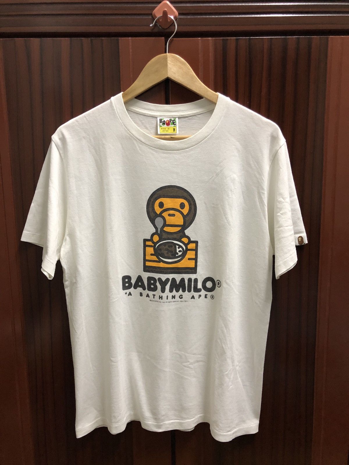 Baby Milo A Bathing Ape Eat Breakfast Tshirts