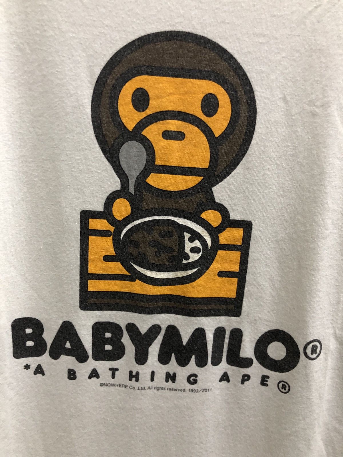 Bape Baby Milo A Bathing Ape Eat Breakfast Tshirts Size US M / EU 48-50 / 2 - 3 Thumbnail