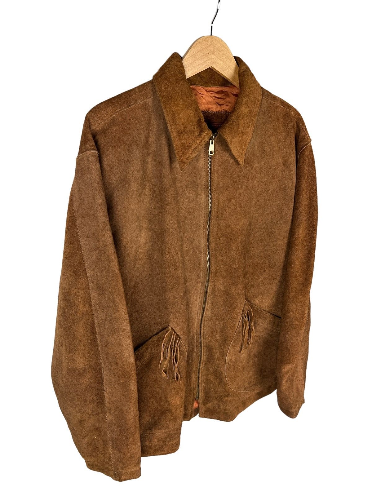 Japanese Brand Dept 🇯🇵 Fully Leather Zipper Native Jacket Size US L / EU 52-54 / 3 - 5 Thumbnail