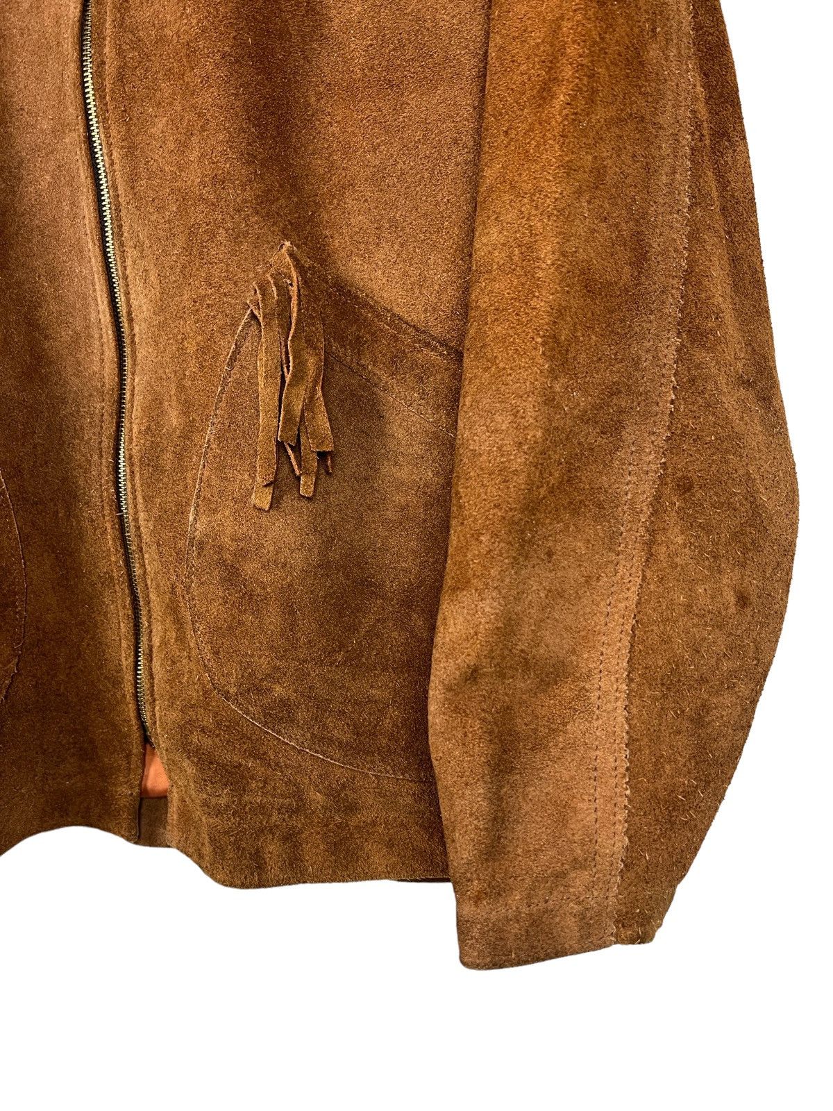 Japanese Brand Dept 🇯🇵 Fully Leather Zipper Native Jacket Size US L / EU 52-54 / 3 - 3 Thumbnail