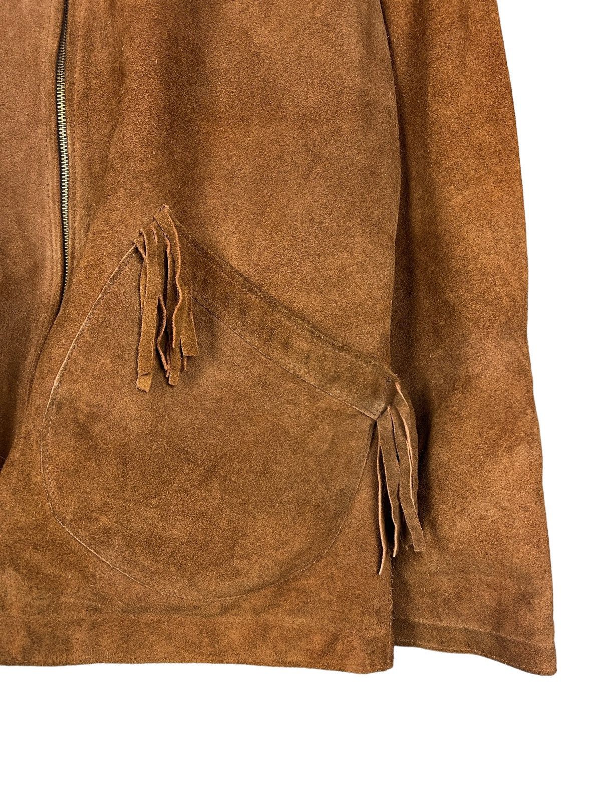 Japanese Brand Dept 🇯🇵 Fully Leather Zipper Native Jacket Size US L / EU 52-54 / 3 - 6 Thumbnail