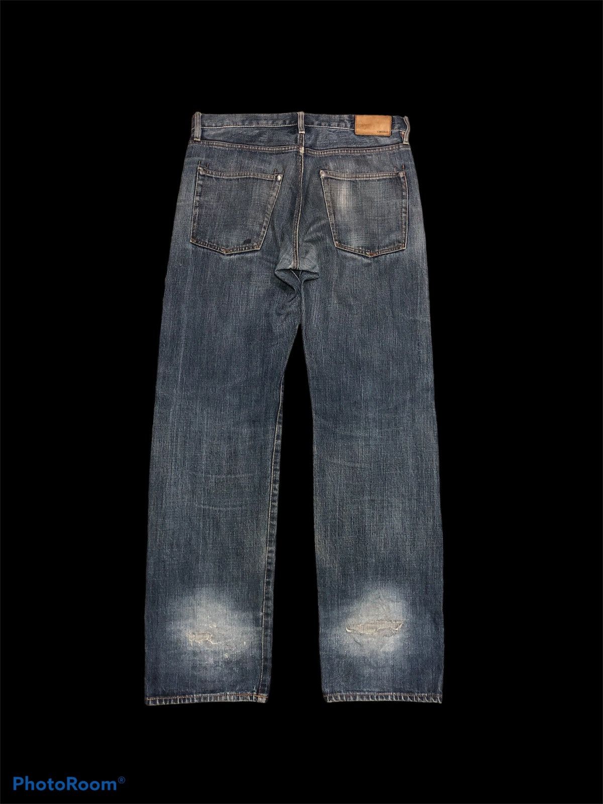 Global Work DISTRESSED SELVEDGE DENIM BY GLOBAL WORK Size US 34 / EU 50 - 2 Thumbnail