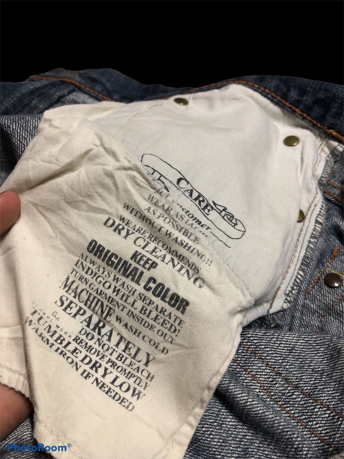 Global Work DISTRESSED SELVEDGE DENIM BY GLOBAL WORK Size US 34 / EU 50 - 6 Thumbnail