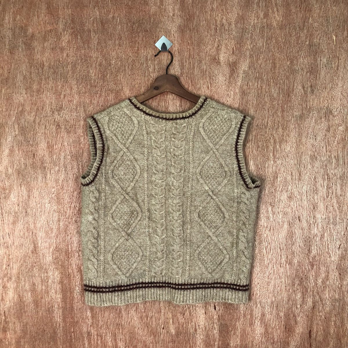Japanese Brand Vintage Japanese Brand Brown Vest #287 Size S / US 4 / IT 40 - 4 Thumbnail