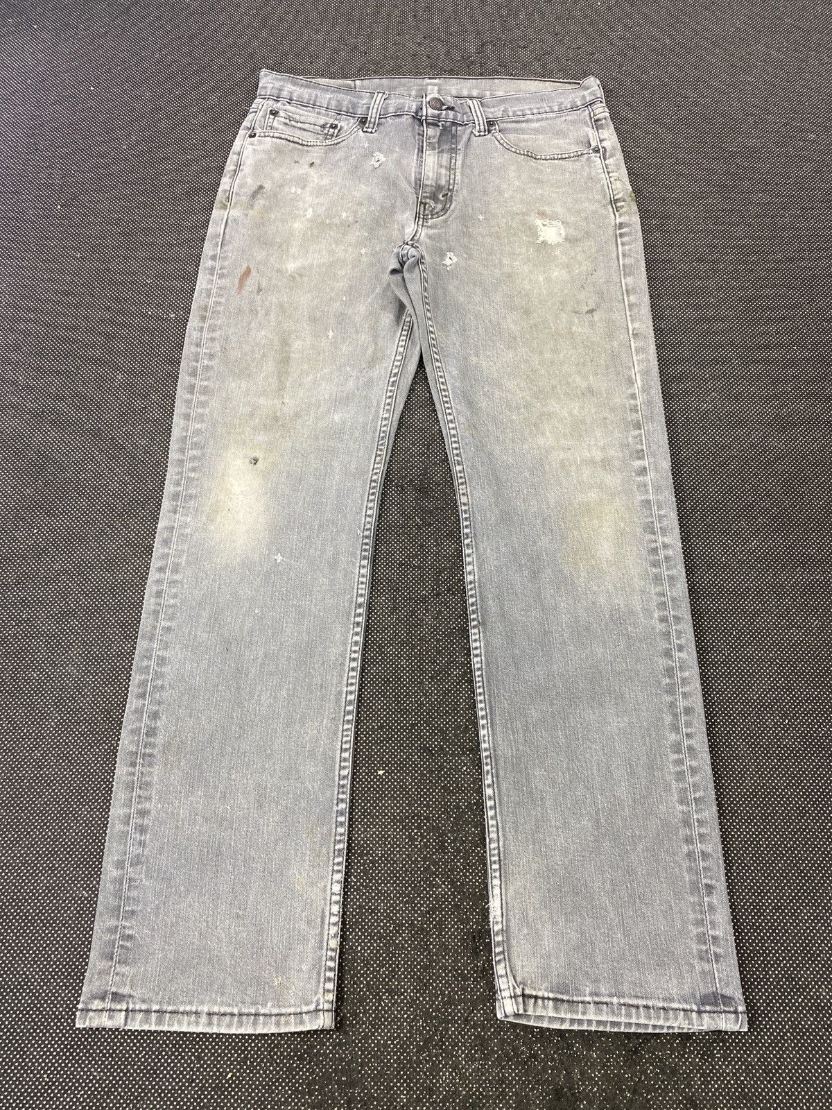 Jean × Levi's × Vintage VINTAGE LEVIS 514 DISTRESSED FADED GREY JEANS-J397 Size US 33 - 2 Thumbnail