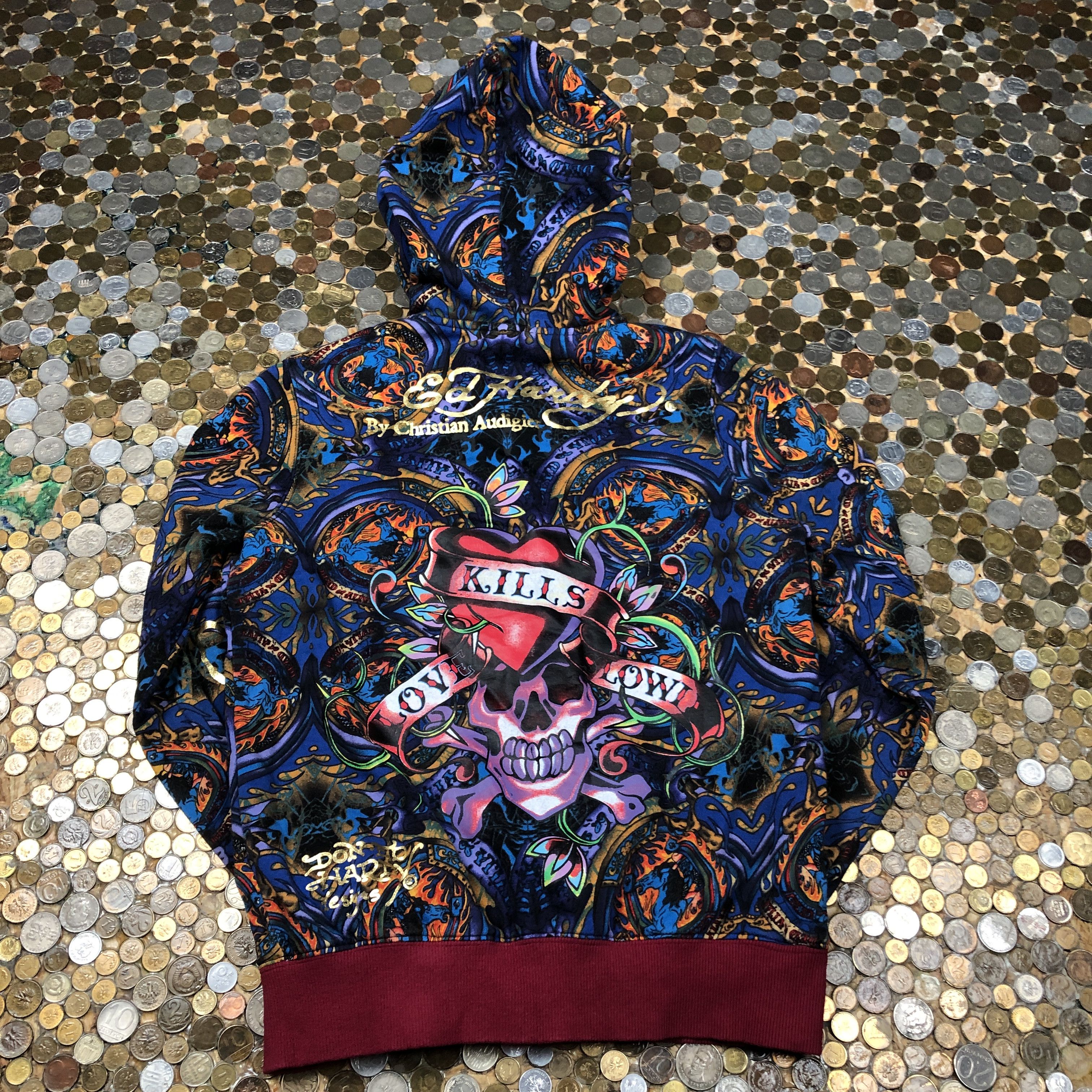 Ed Hardy Ed Hardy hoodie 90's Size S / US 4 / IT 40 - 4 Thumbnail