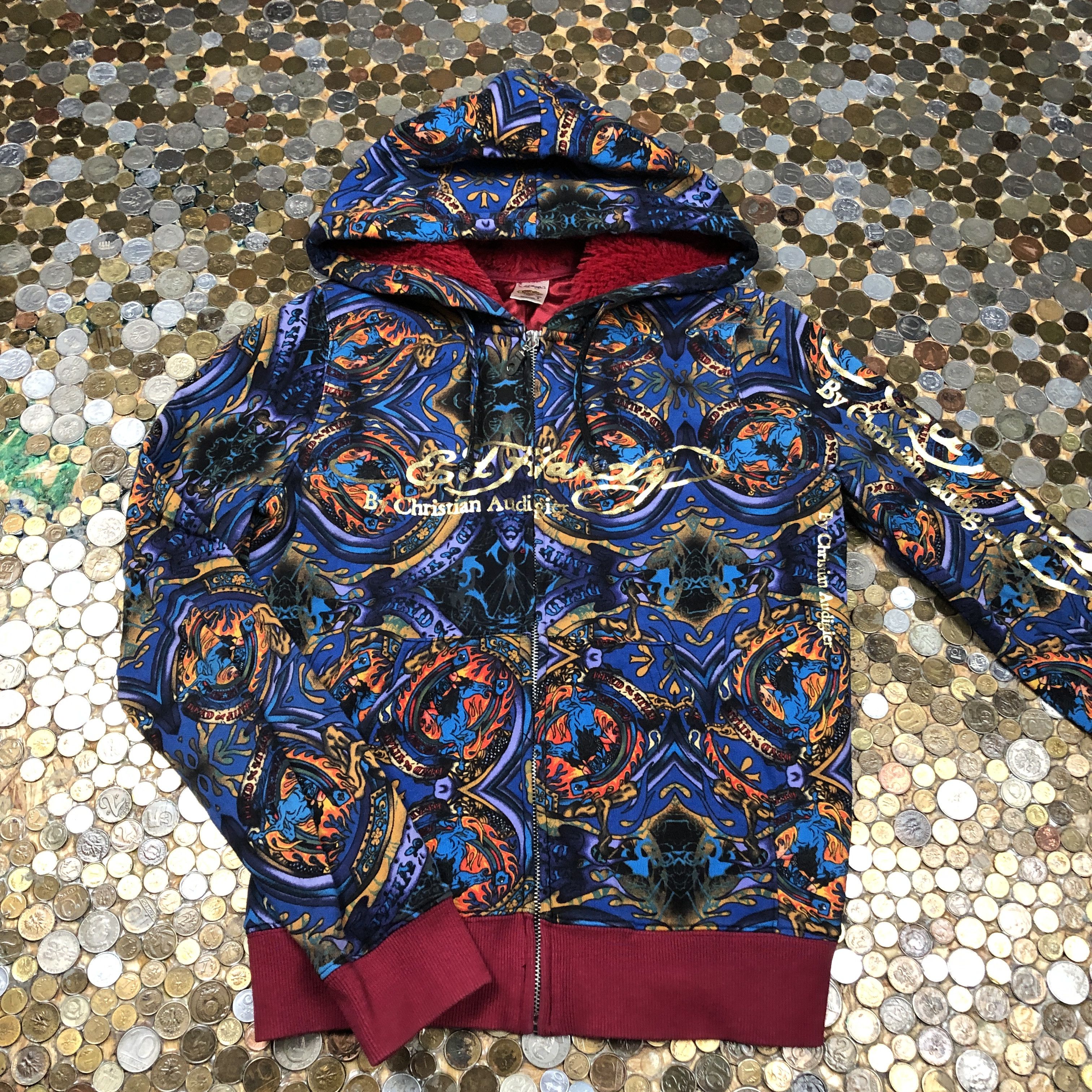 Ed Hardy Ed Hardy hoodie 90's Size S / US 4 / IT 40 - 1 Thumbnail