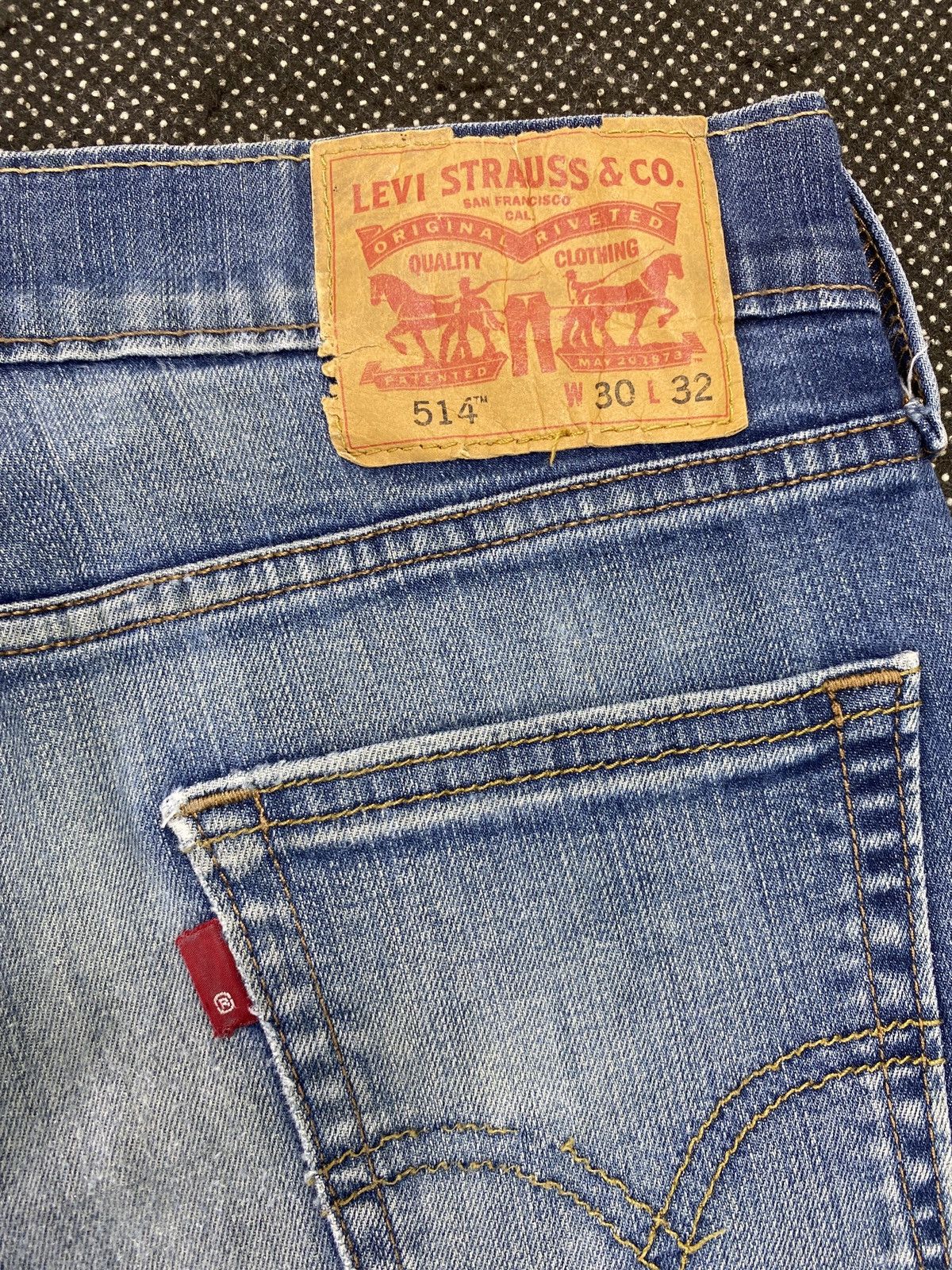 Jean × Levi's × Vintage VINTAGE LEVIS 514 BLUE WASH JEANS 30x32-J394 Size US 30 / EU 46 - 12 Thumbnail
