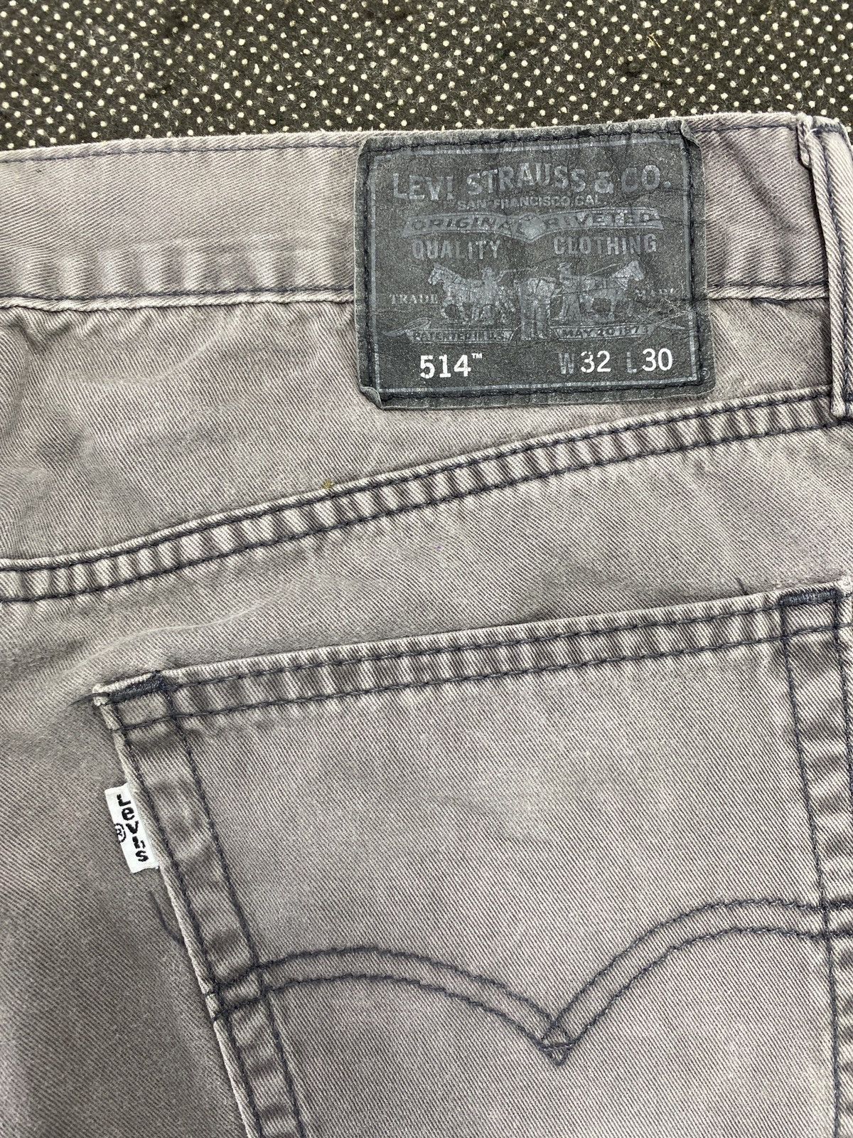 Jean × Levi's × Vintage VINTAGE LEVIS 514 WHITE TAB GREY DENIM-J398 Size US 33 - 10 Thumbnail