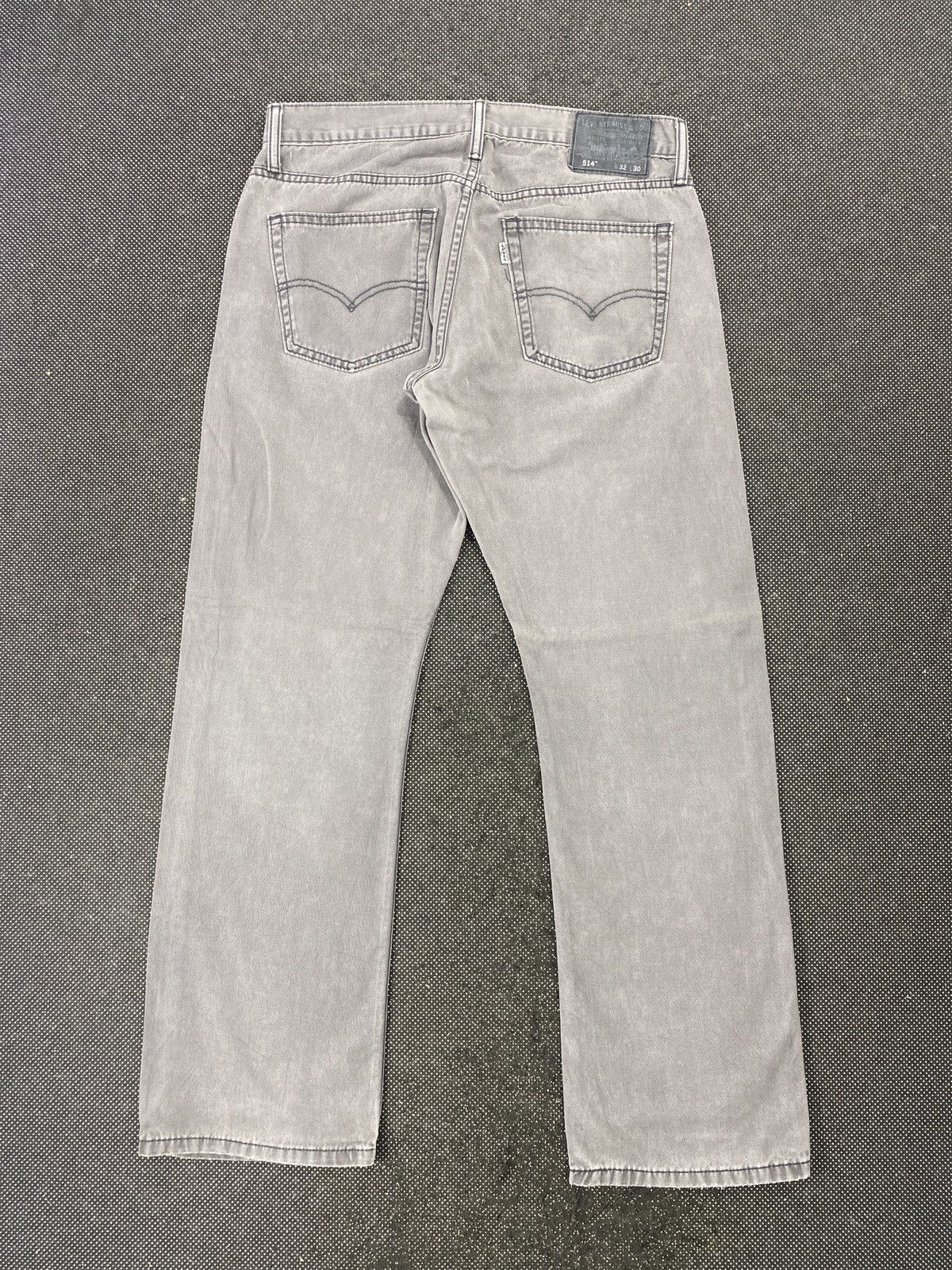 Jean × Levi's × Vintage VINTAGE LEVIS 514 WHITE TAB GREY DENIM-J398 Size US 33 - 3 Thumbnail