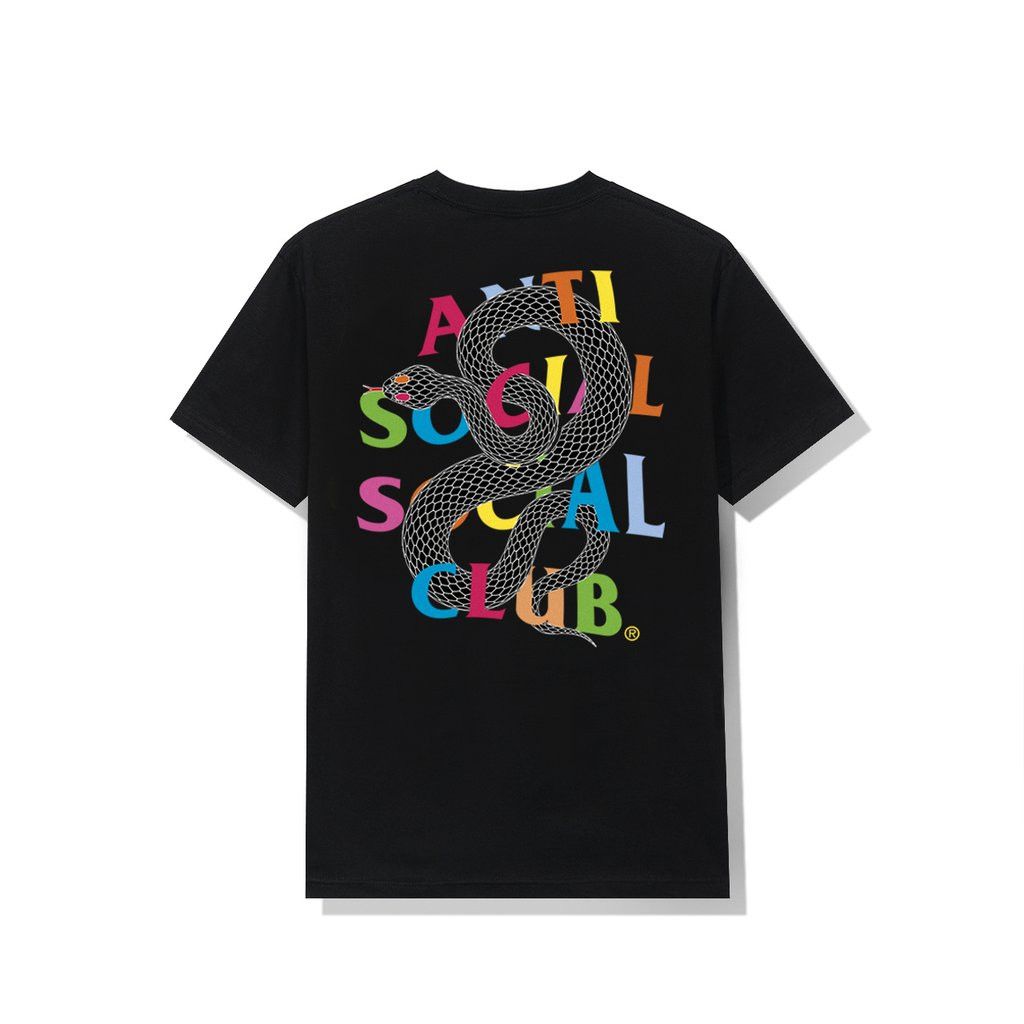 Anti Social Social Club × Members Only DS Weekly Rainbow ASSC Crawling Black Tee FTP KITH FOG BAPE Size US M / EU 48-50 / 2 - 6 Thumbnail