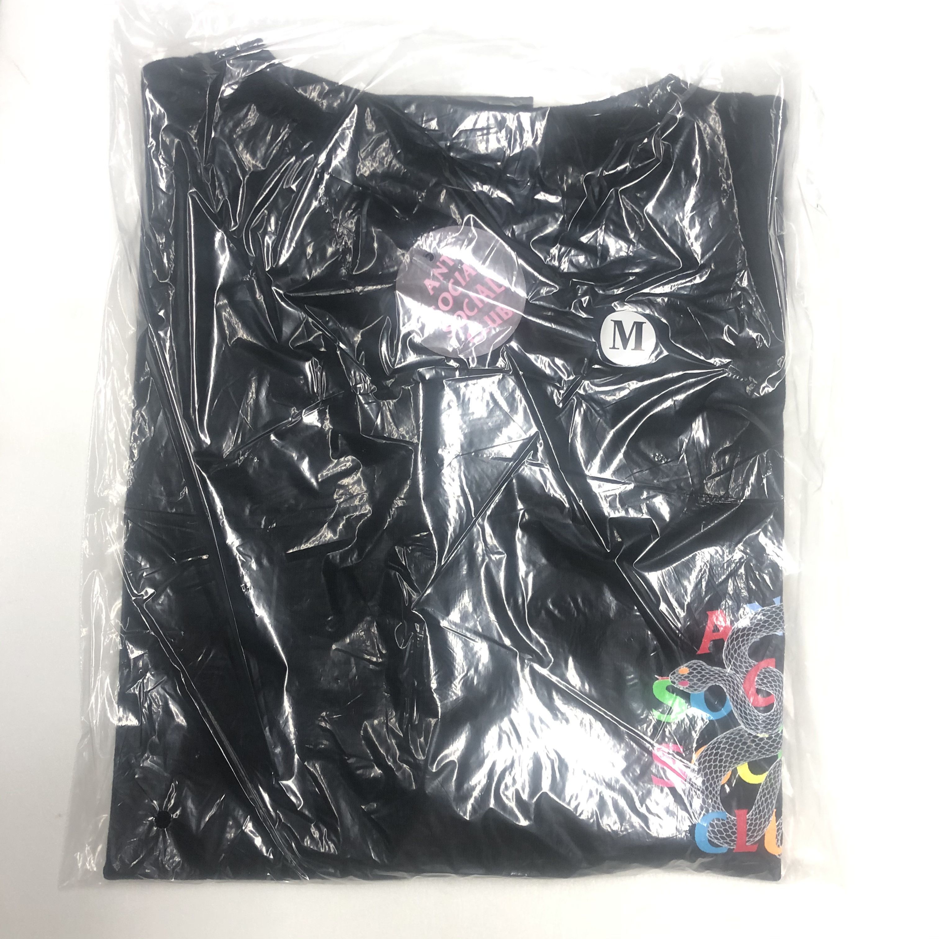 Anti Social Social Club × Members Only DS Weekly Rainbow ASSC Crawling Black Tee FTP KITH FOG BAPE Size US M / EU 48-50 / 2 - 2 Thumbnail