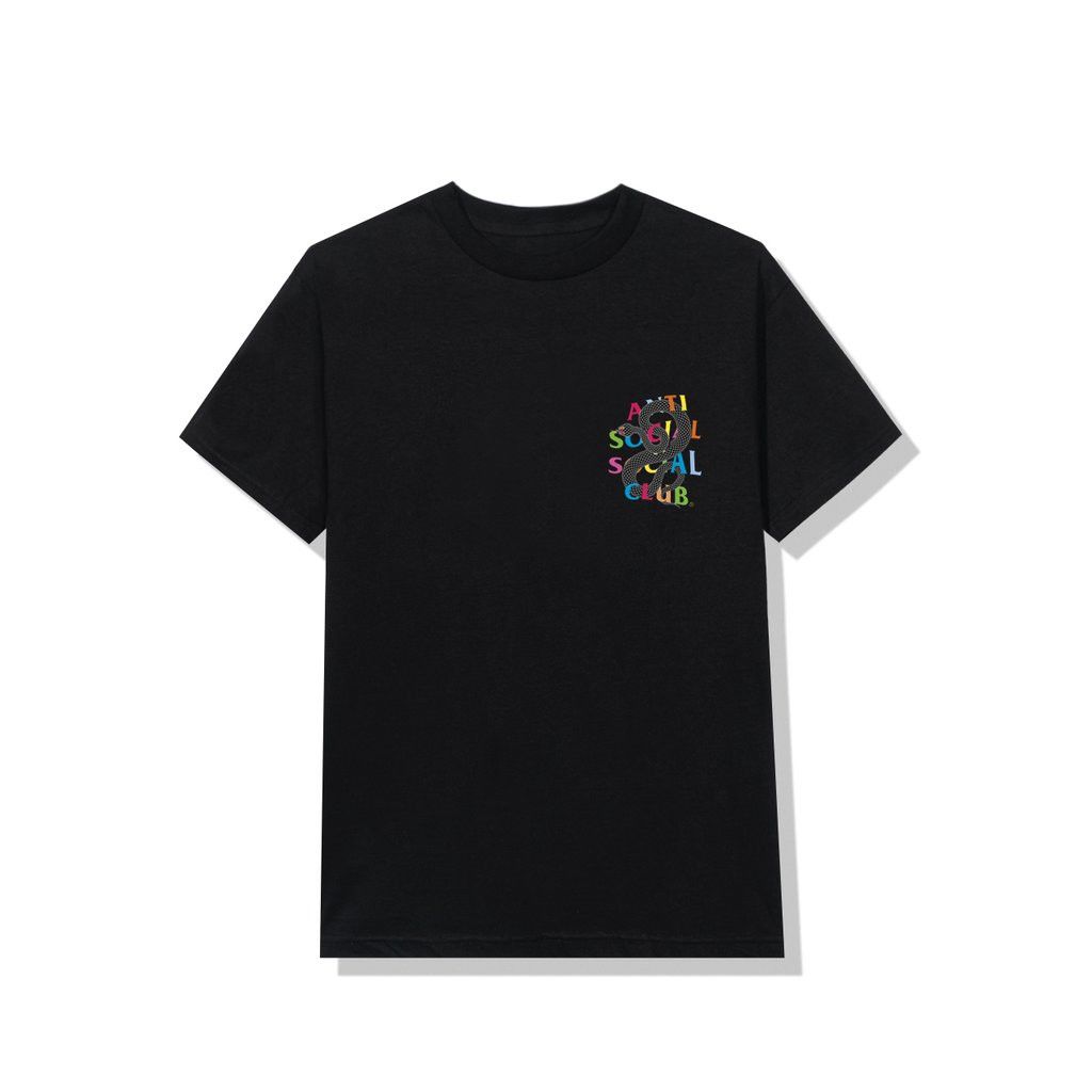 Anti Social Social Club × Members Only DS Weekly Rainbow ASSC Crawling Black Tee FTP KITH FOG BAPE Size US M / EU 48-50 / 2 - 4 Thumbnail