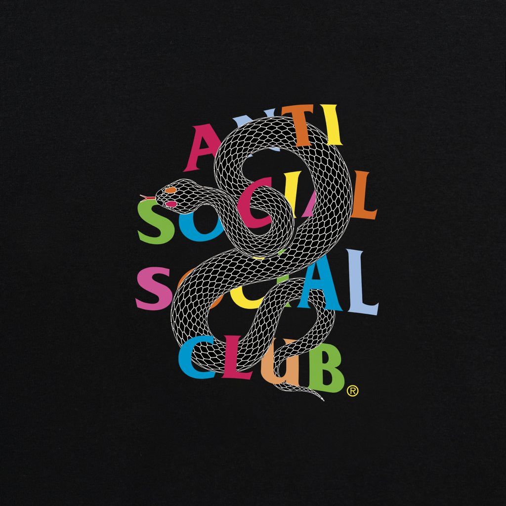 Anti Social Social Club × Members Only DS Weekly Rainbow ASSC Crawling Black Tee FTP KITH FOG BAPE Size US M / EU 48-50 / 2 - 5 Thumbnail