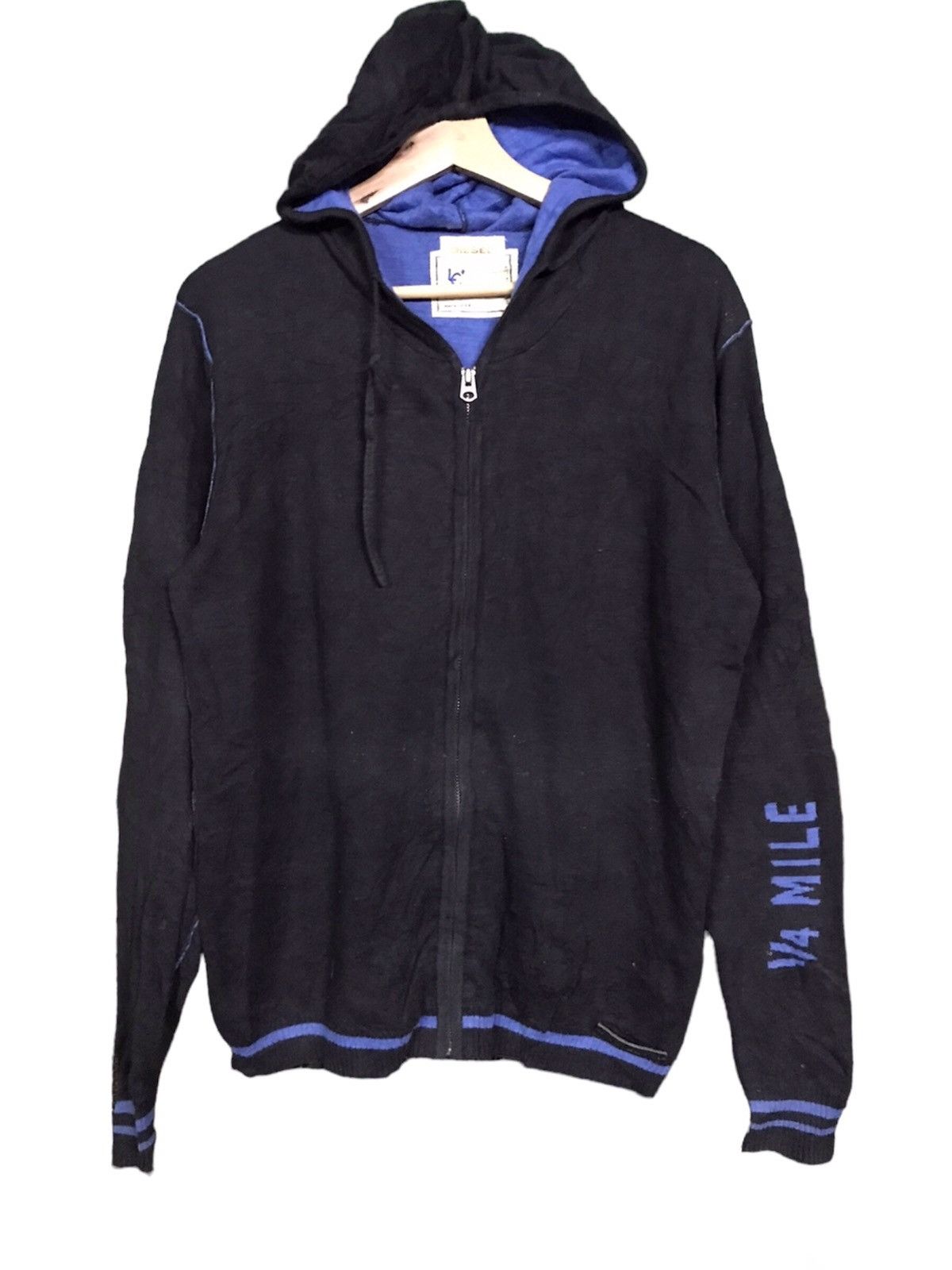 Diesel Simple Logo Faded Grey Hoodie main image 0