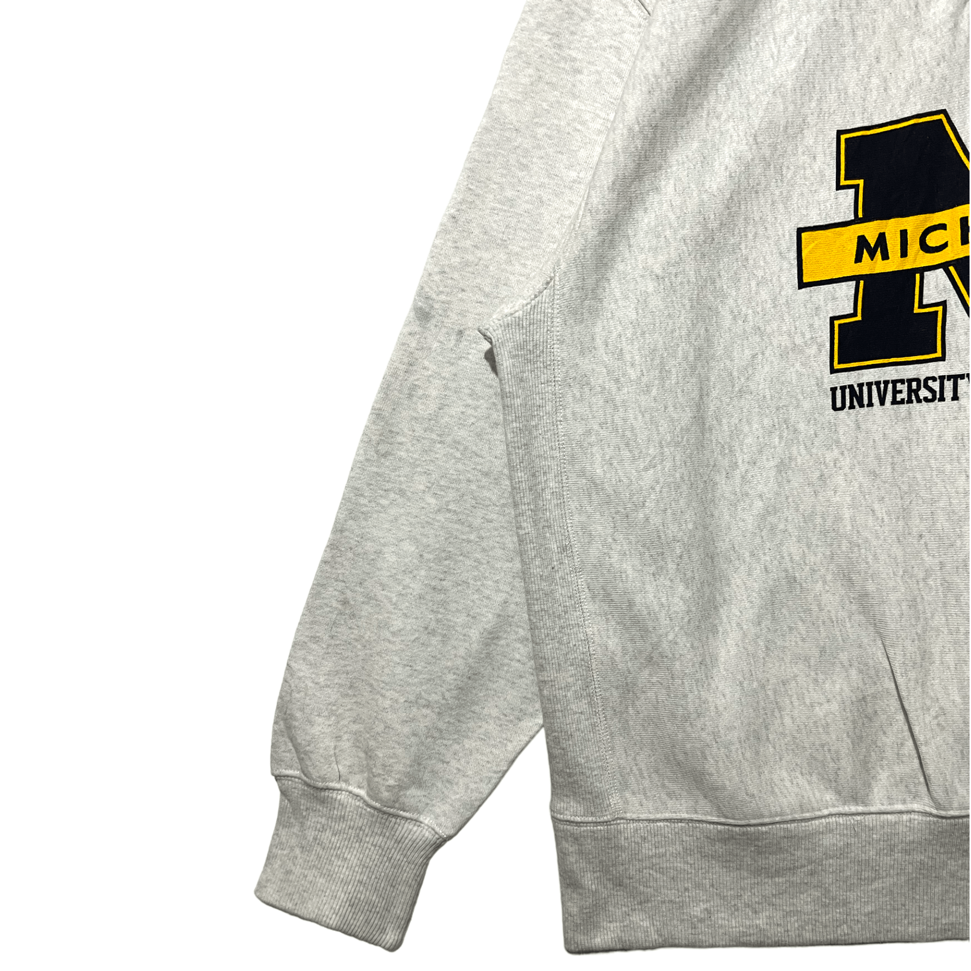 Vintage Vintage Rare University Of Michigan Big Logo Sweatshirt Size US L / EU 52-54 / 3 - 4 Thumbnail