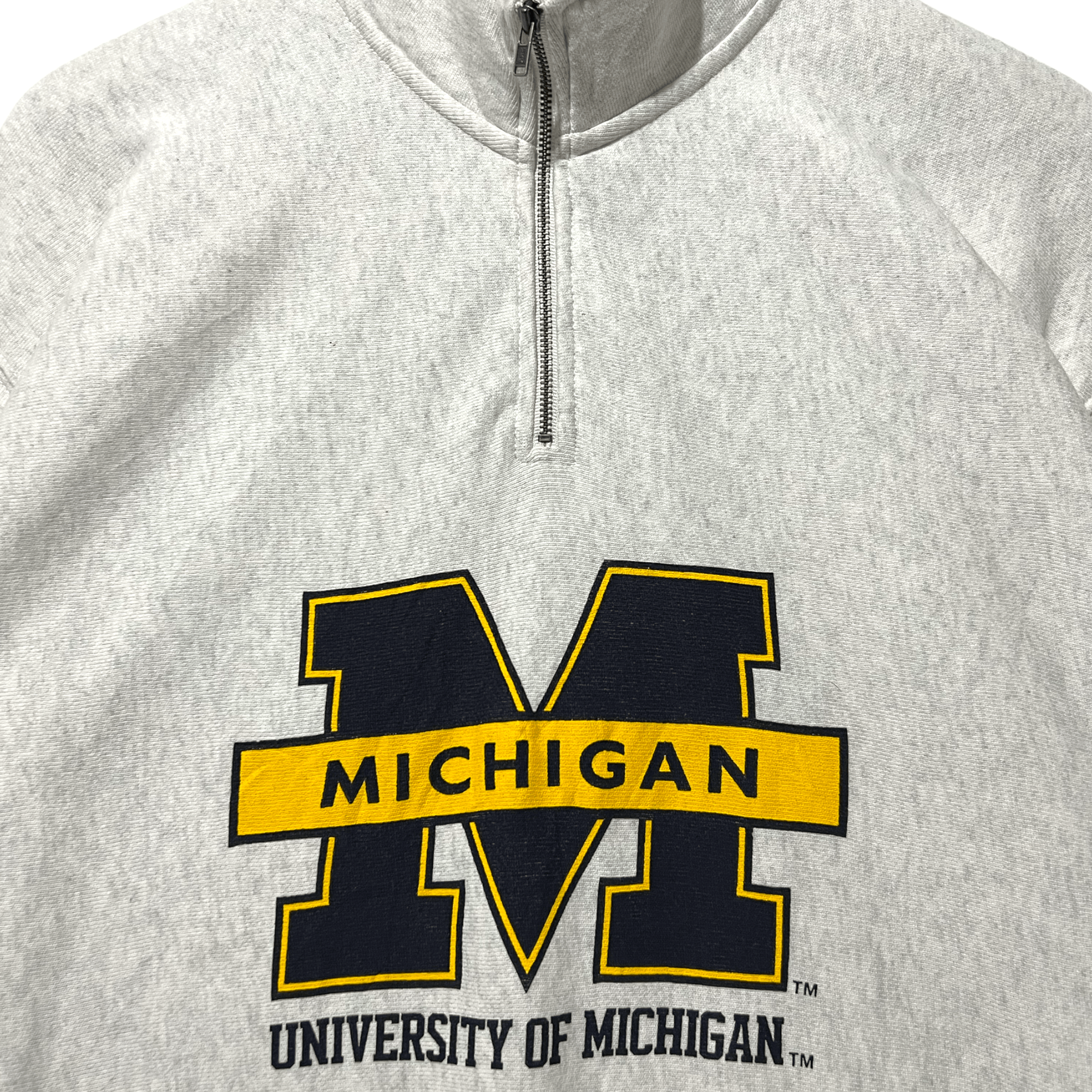 Vintage Vintage Rare University Of Michigan Big Logo Sweatshirt Size US L / EU 52-54 / 3 - 2 Thumbnail