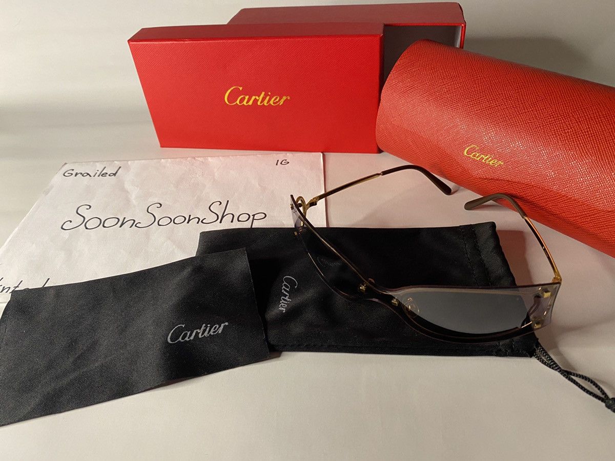 Cartier 🔴 RARE 🔴 Cartier sunglasses glasses unisex Size ONE SIZE - 2 Thumbnail