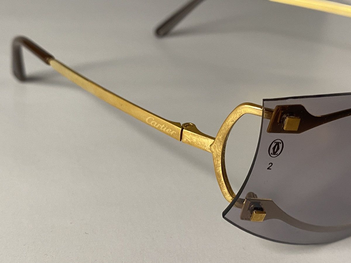 Cartier 🔴 RARE 🔴 Cartier sunglasses glasses unisex Size ONE SIZE - 3 Thumbnail